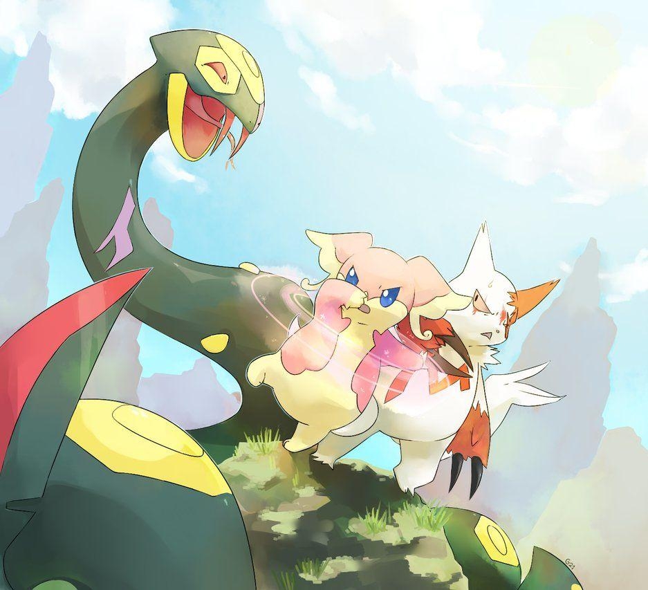 940x860 Audino and Zangoose, Desktop