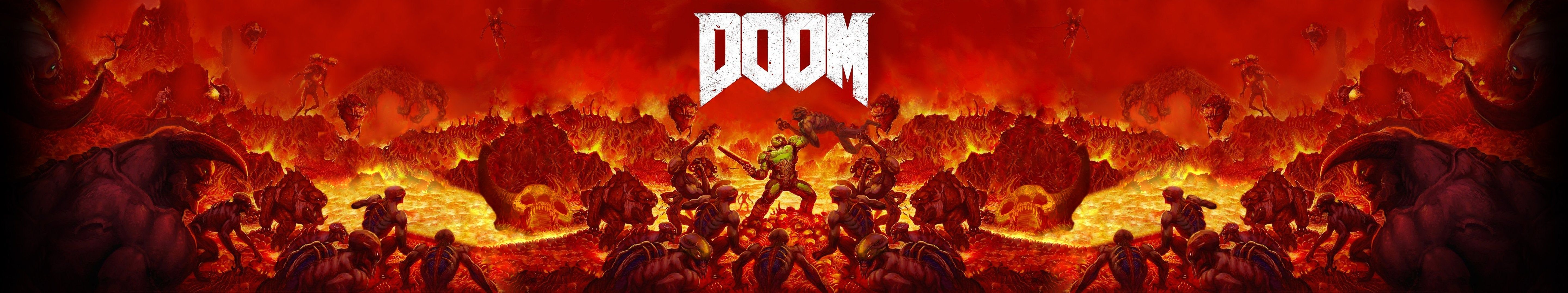 5760x1080 Doom Wallpaper  Using.reddit.com, Dual Screen