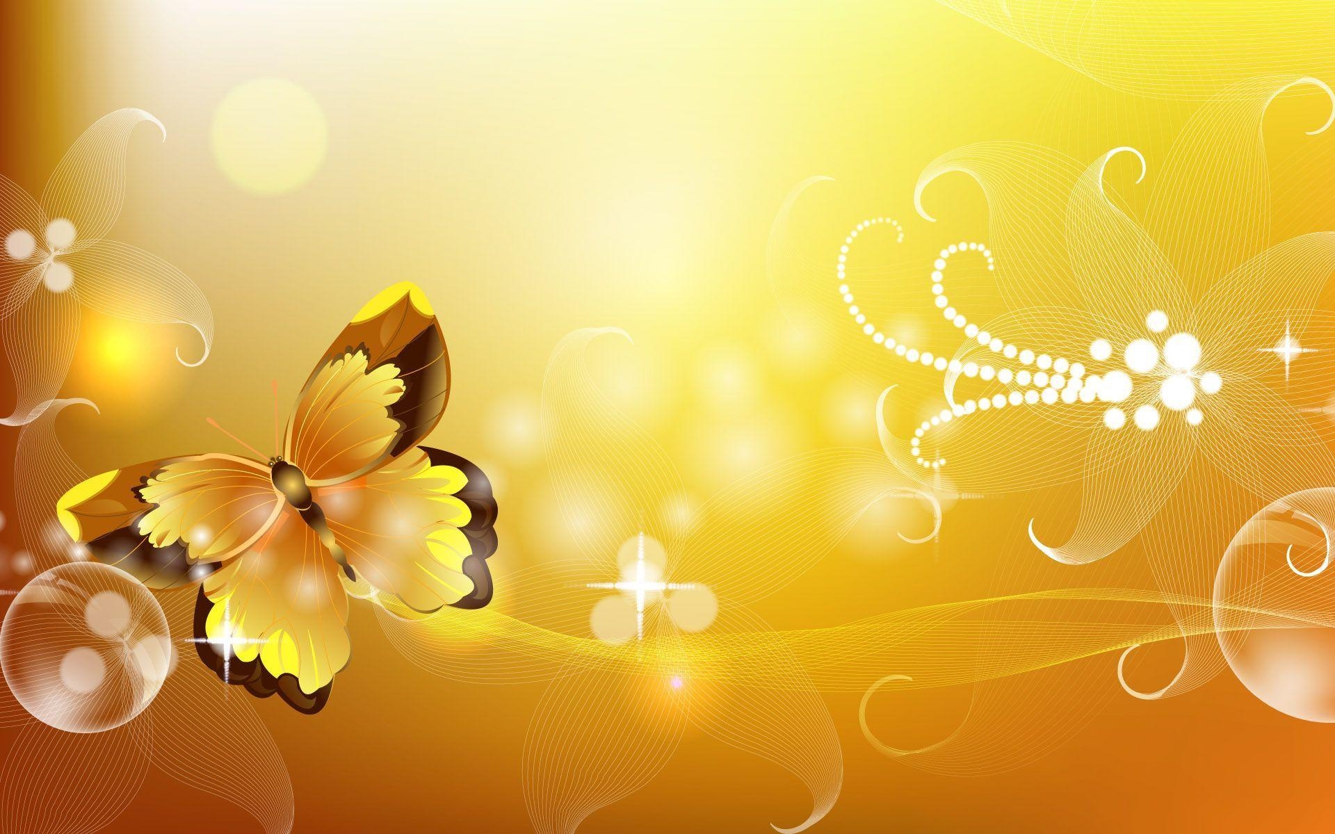 1920x1200 Yellow Abstract Colour HD Background, Desktop