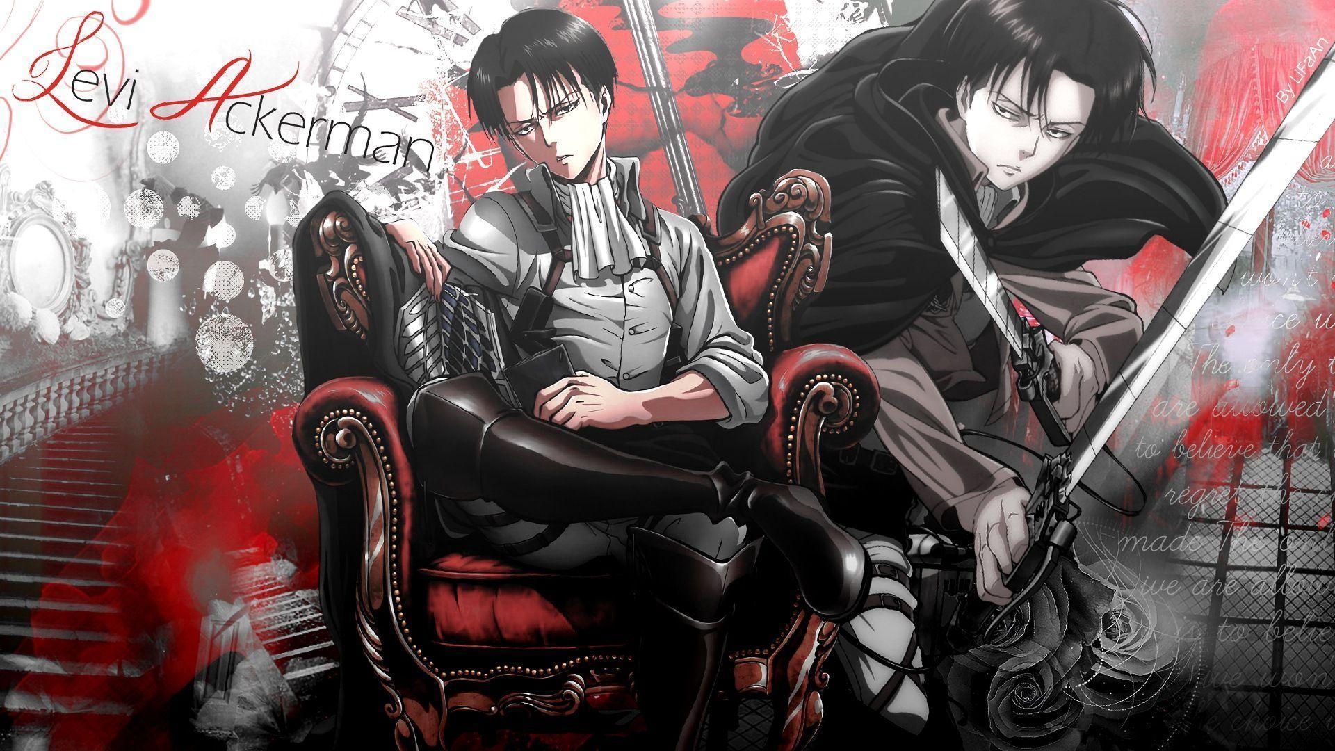 1920x1080 Levi Ackerman. Attack on Titan (Shingeki no Kyojin), Desktop