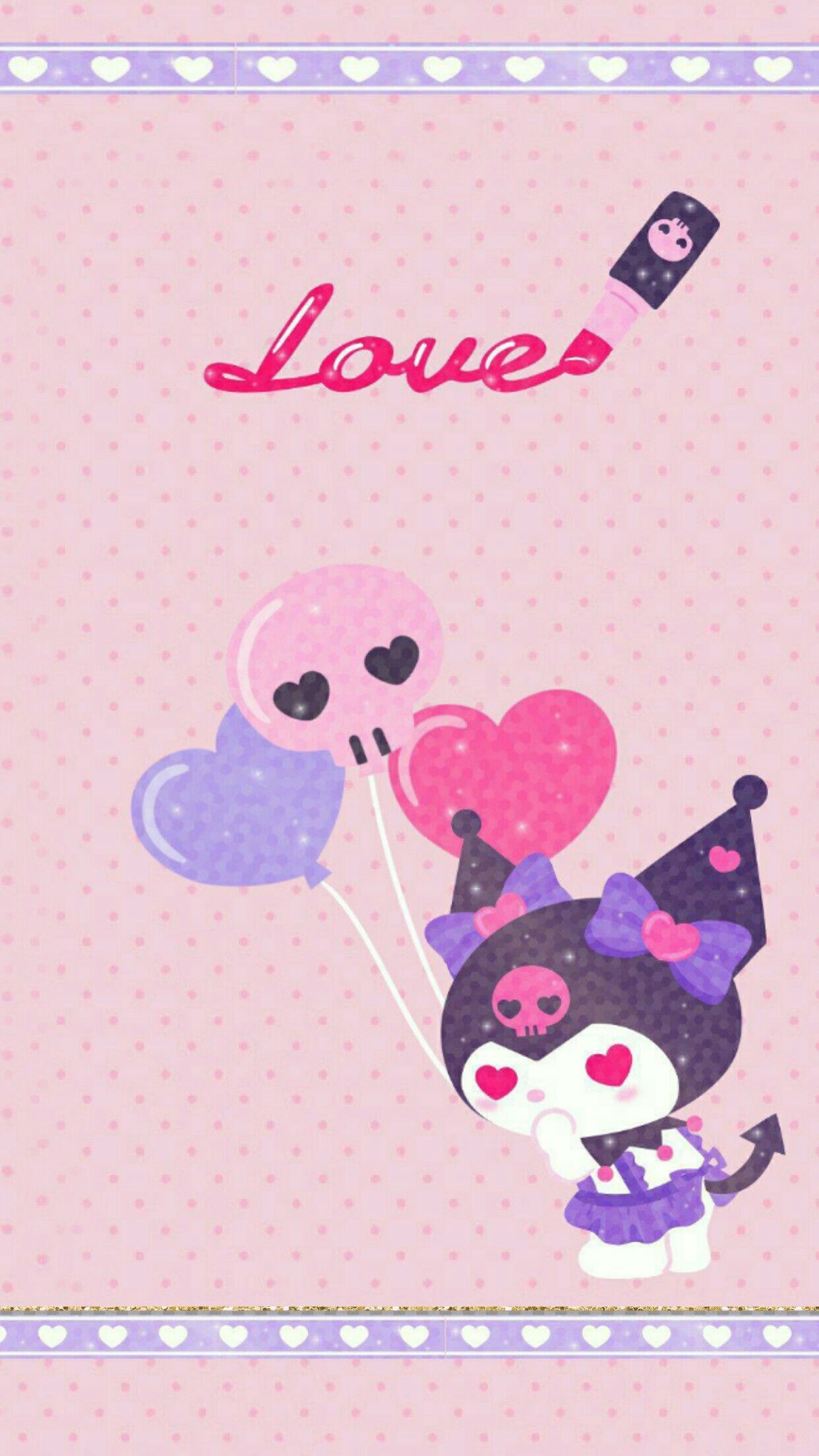 1250x2210 Melody. Kawaii wallpaper, Valentines wallpaper, Cute wallpaper, Phone