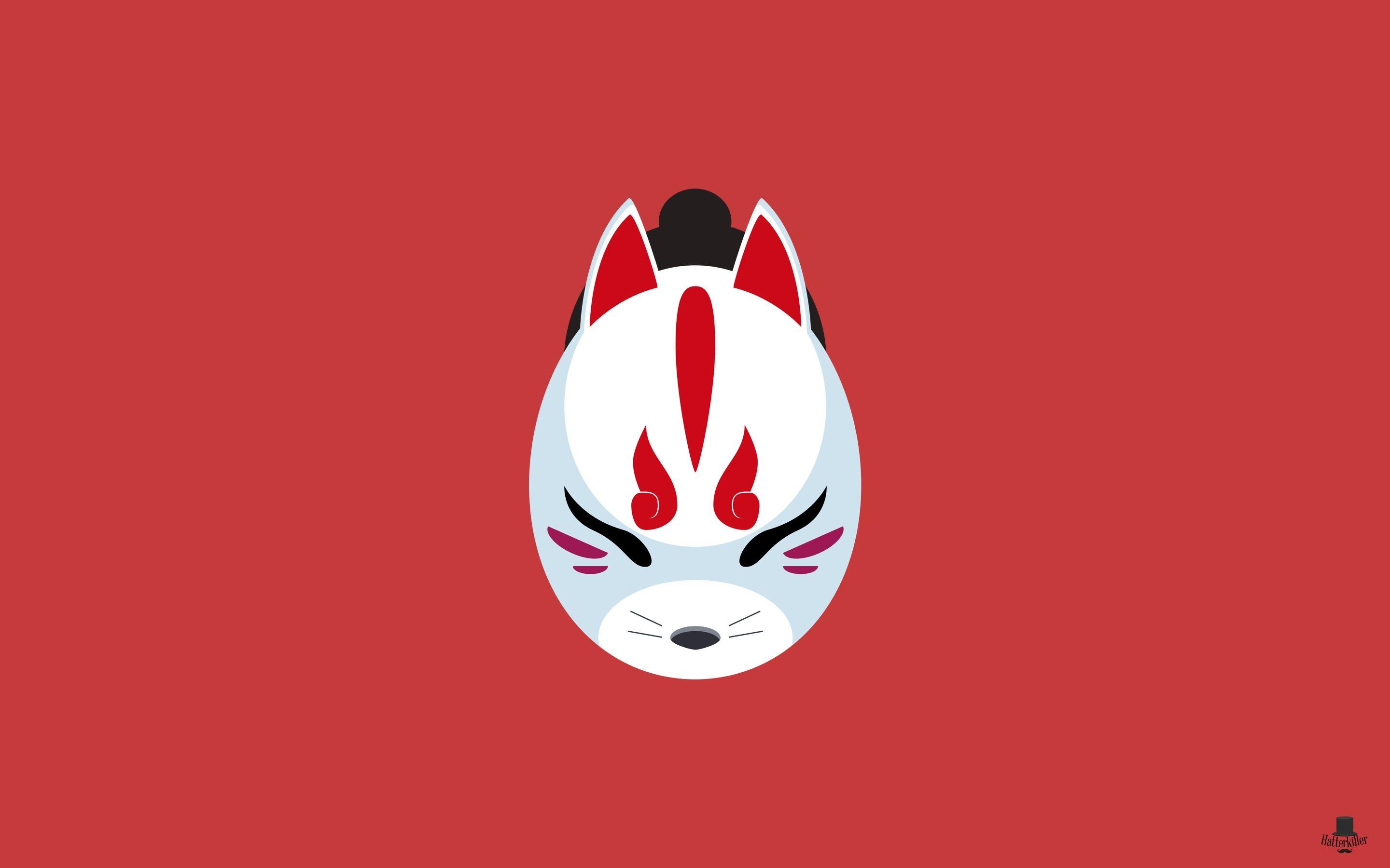 2880x1800 Minimal Wallpaper: Kitsune Hattori, Desktop