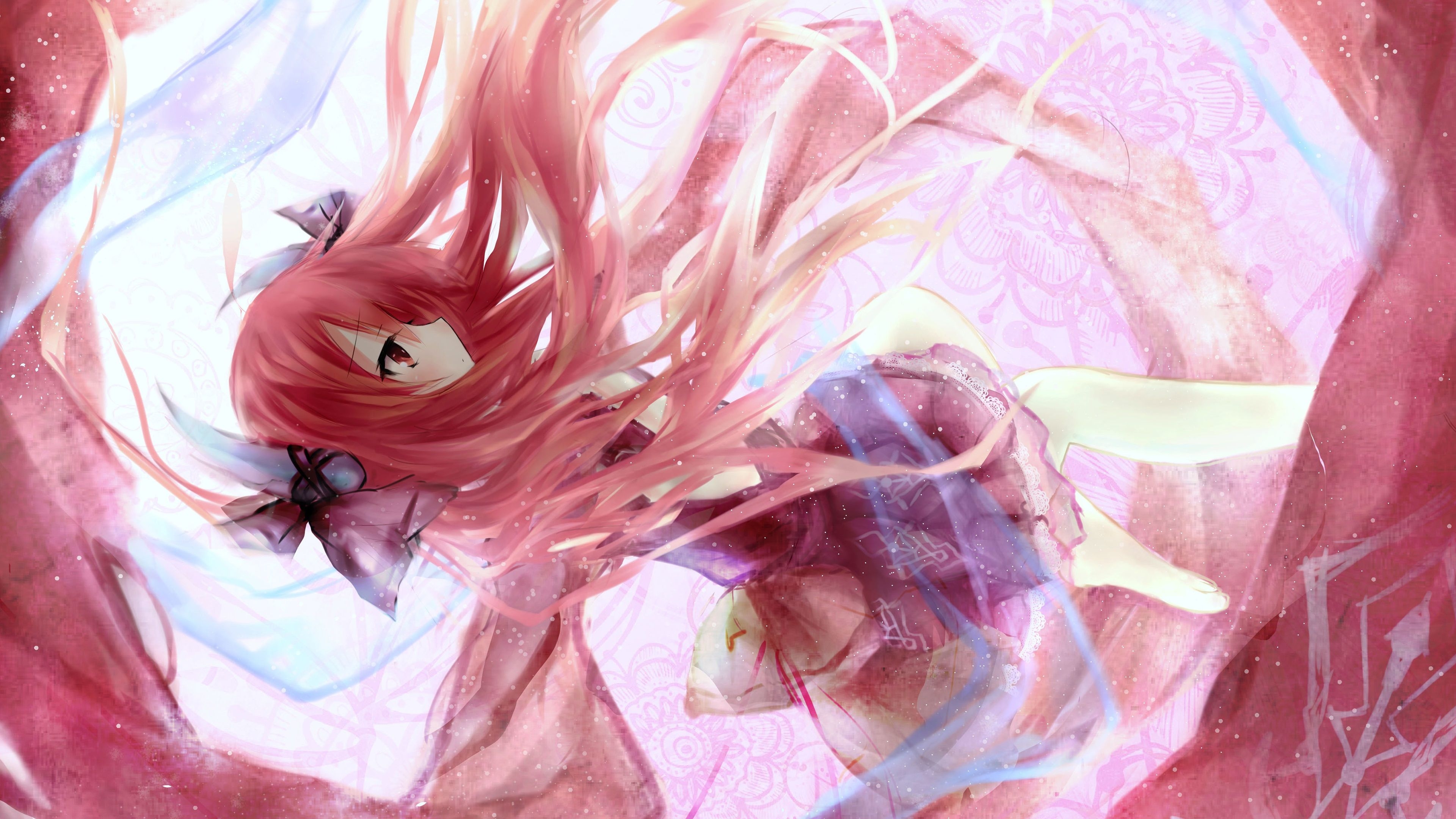 3840x2160 Wallpaper Pink hair anime girl dancing  UHD 4K Picture, Image, Desktop