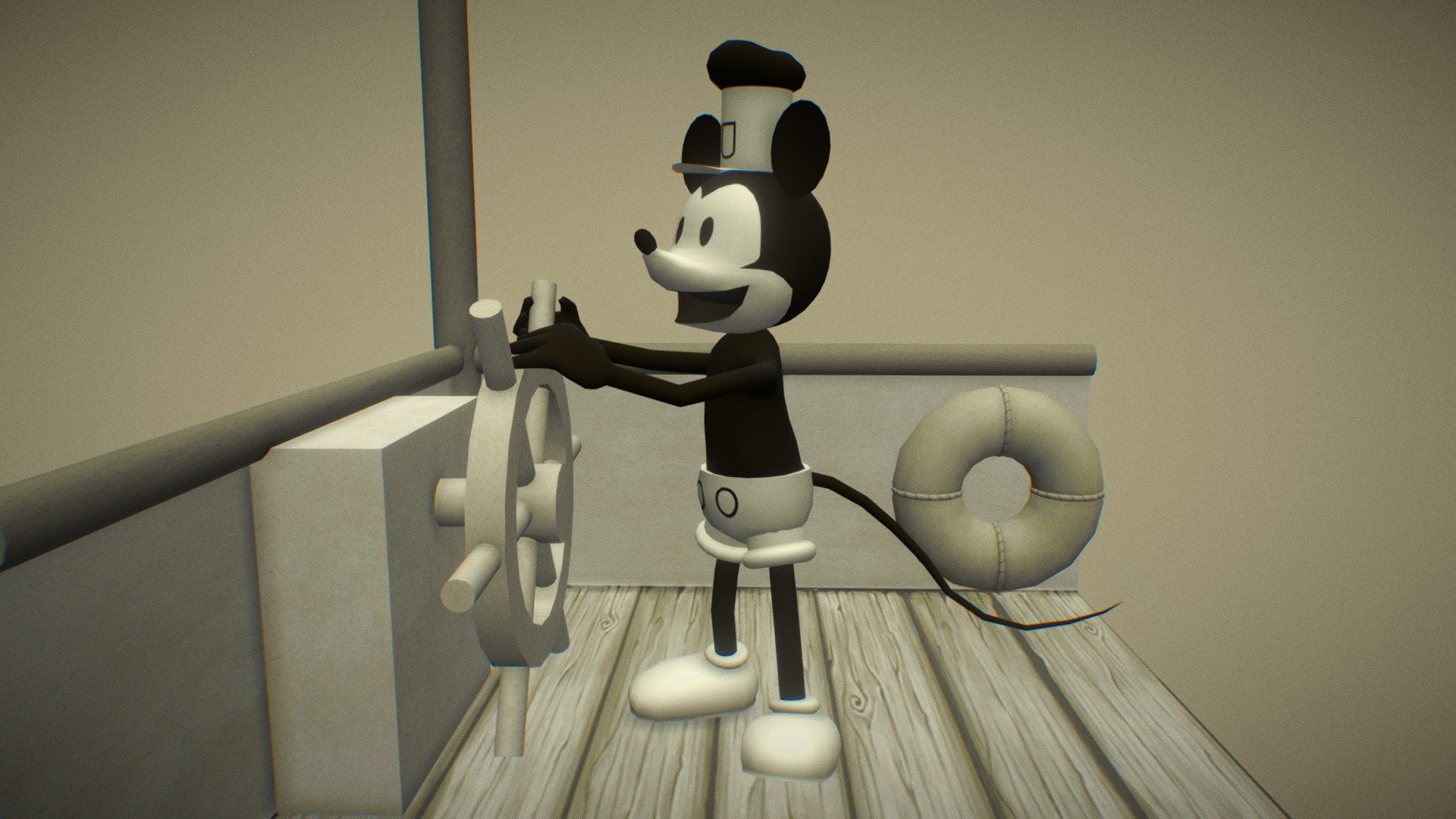 1920x1080 Mickey Mouse Willie model by T. [5864b00], Desktop