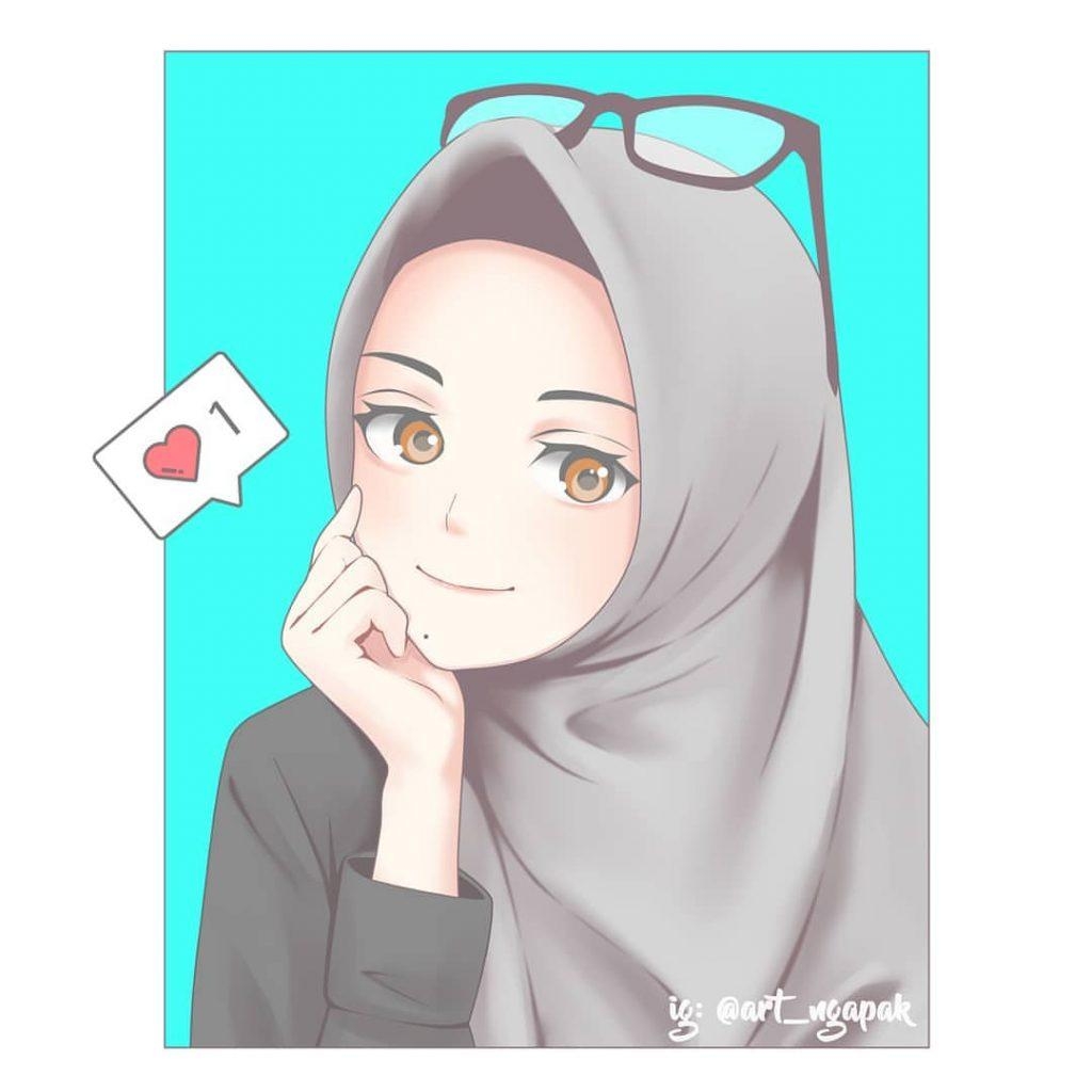 1030x1030 Image Anime Hijab Cute, Phone