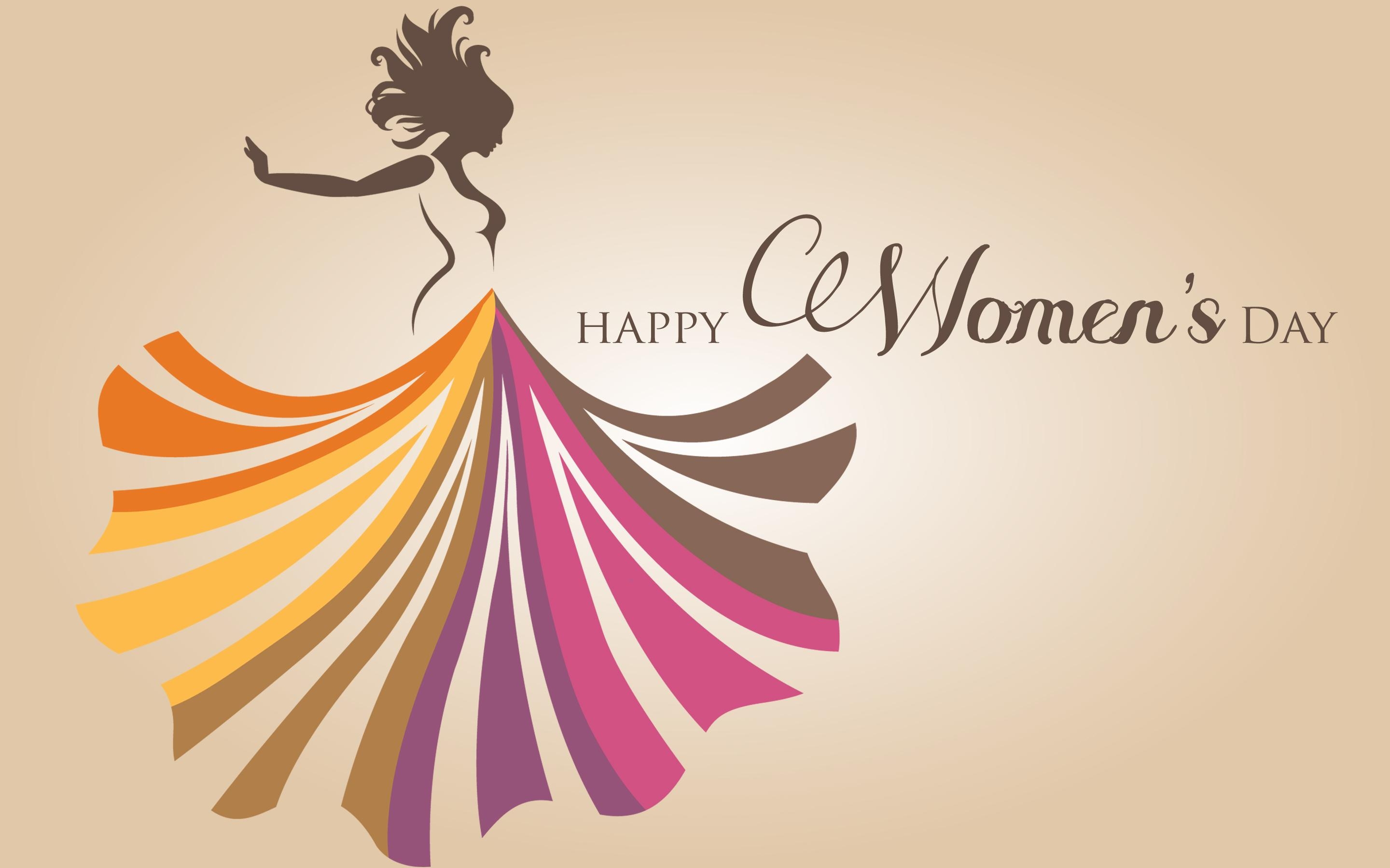 2880x1800 Cute Happy Women's Day, Desktop