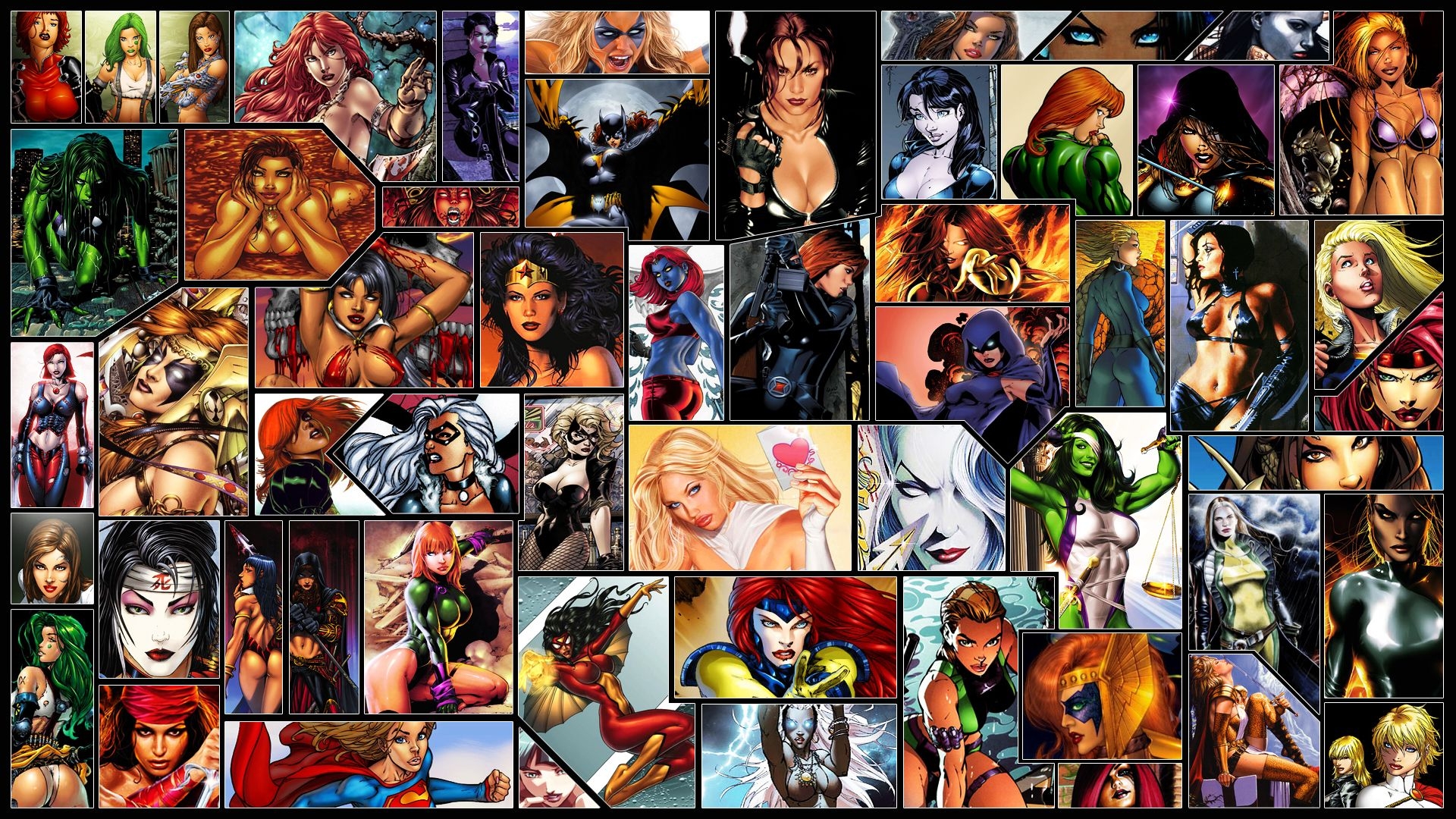 1920x1080 Marvel Girls Wallpaper, Desktop