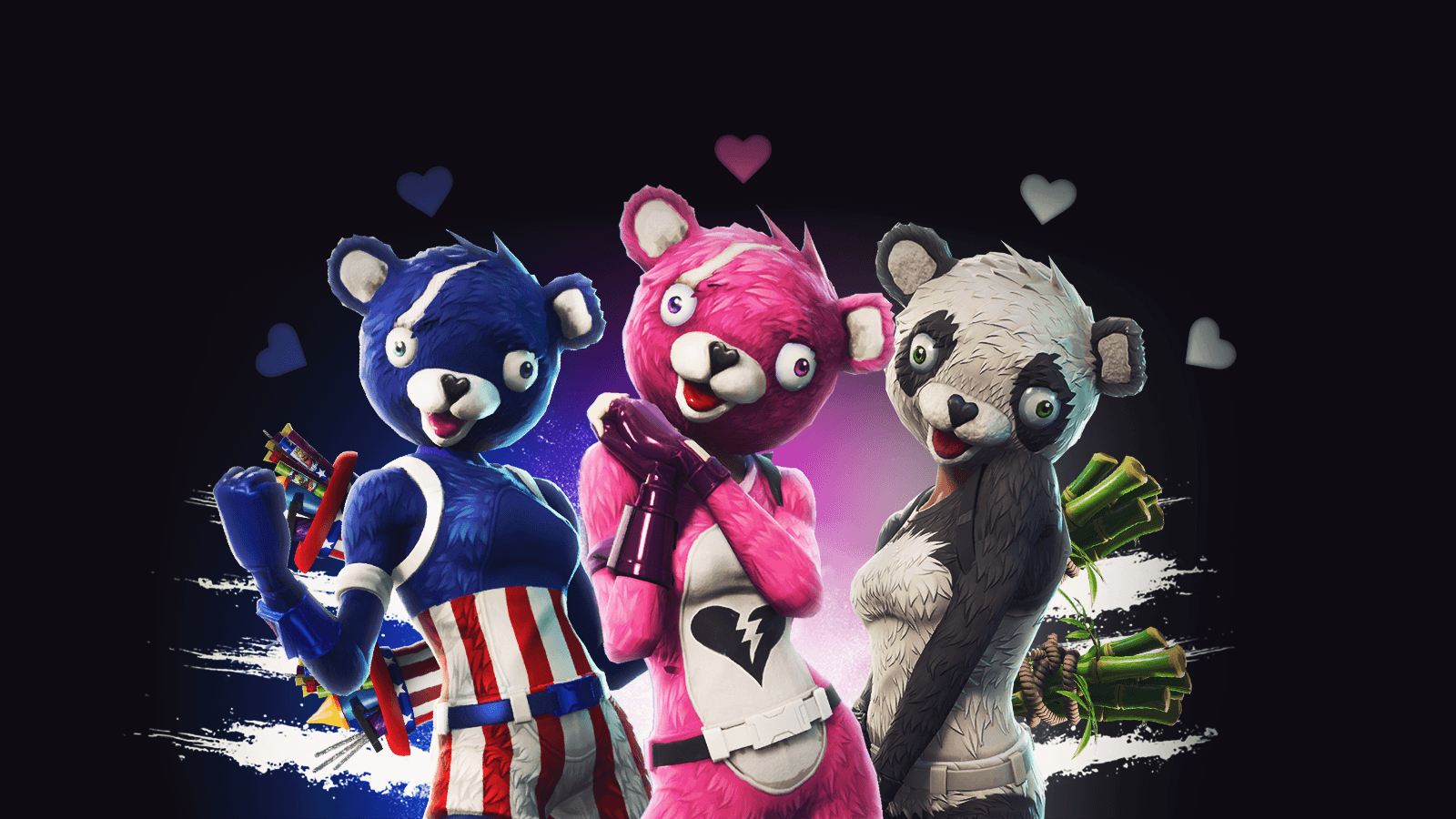 1600x900 cuddle team leader fortnite fan art art, Art, Fortnite, Desktop