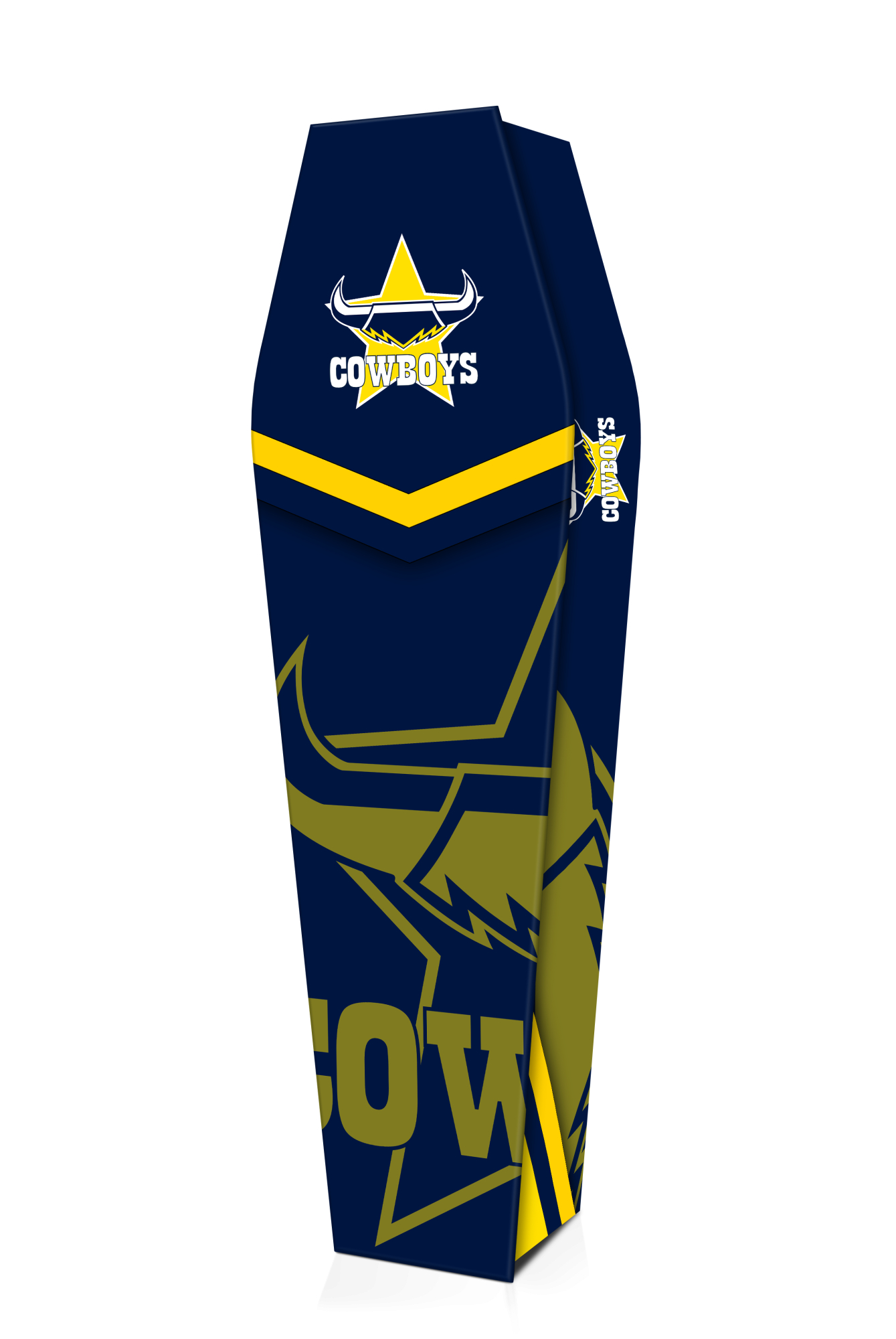 1340x2000 North Queensland Cowboys Custom Coffin Design, Phone