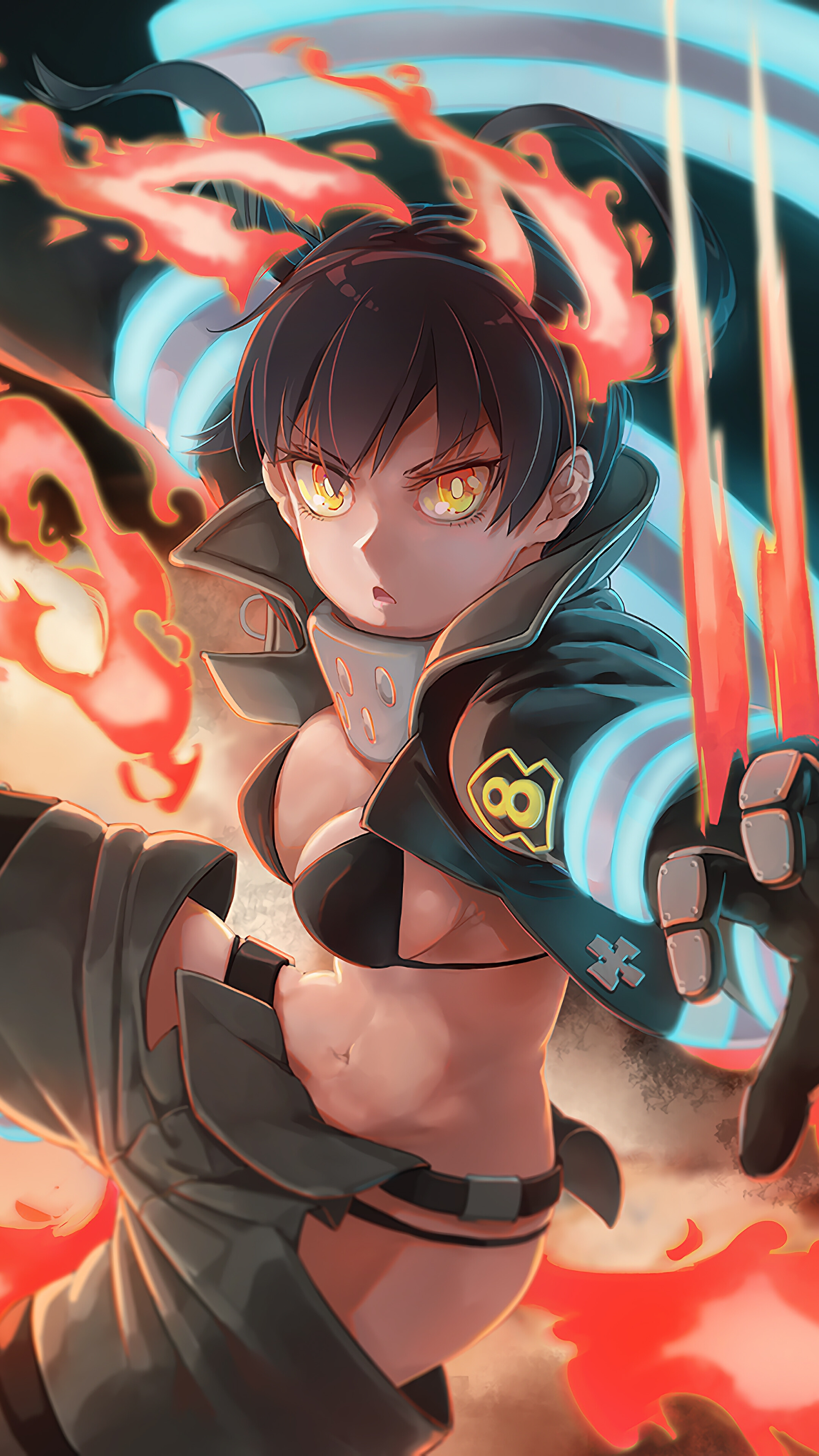 2160x3840 Fire Force, Tamaki Kotatsu, 4k Gallery HD Wallpaper, Phone