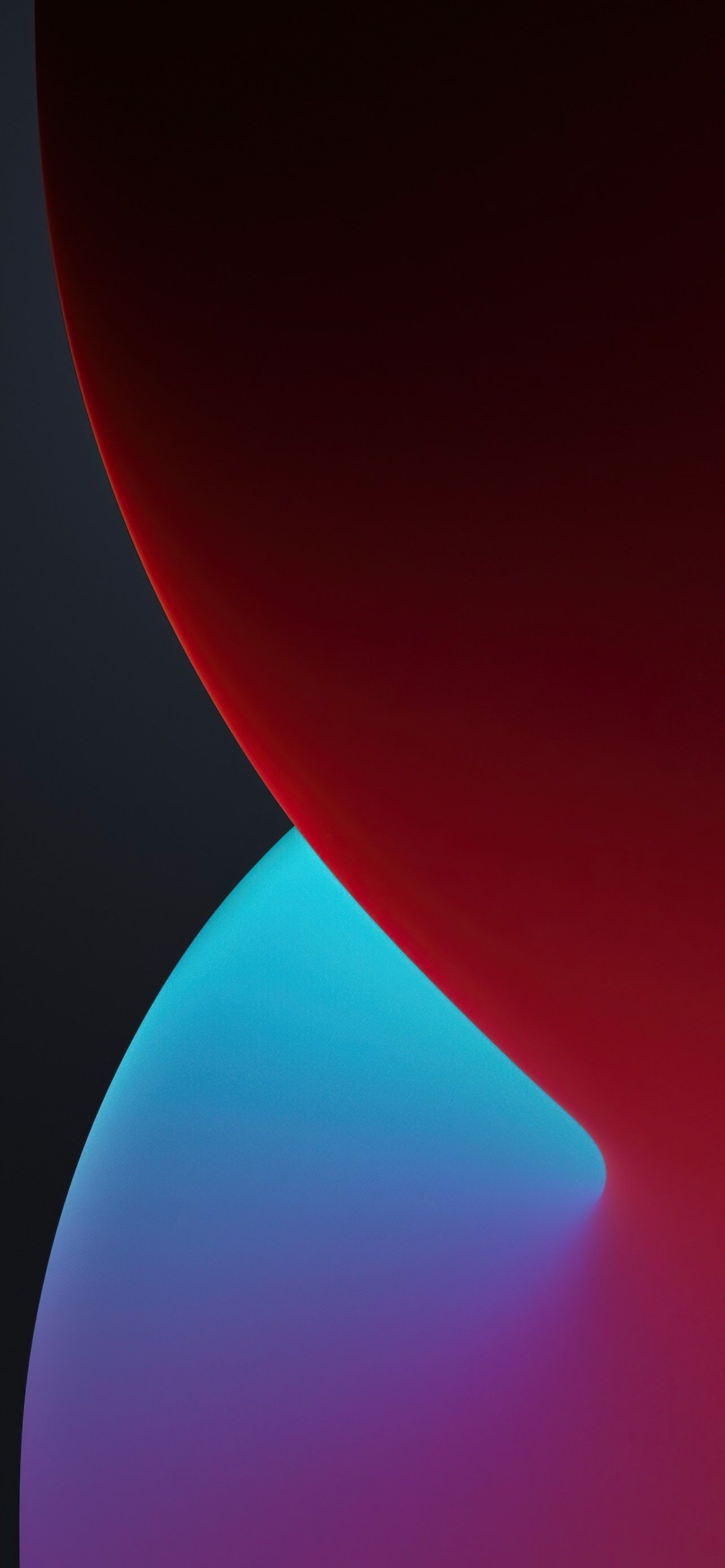 1290x2780 iOS 14 Wallpaper 4K, WWDC, iPhone iPadOS, Dark, Red, Stock, Gradients, Phone