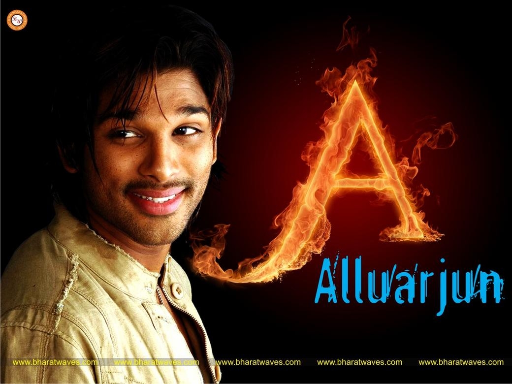 1040x780 Allu Arjun Wallpaper Arjun With Name, Desktop