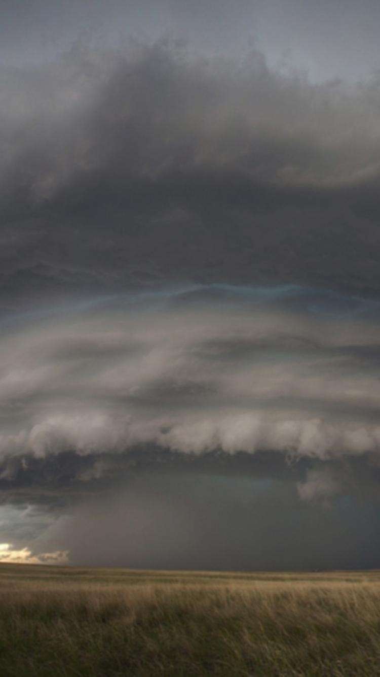 750x1340 Clouds storm supercell wallpaper, Phone