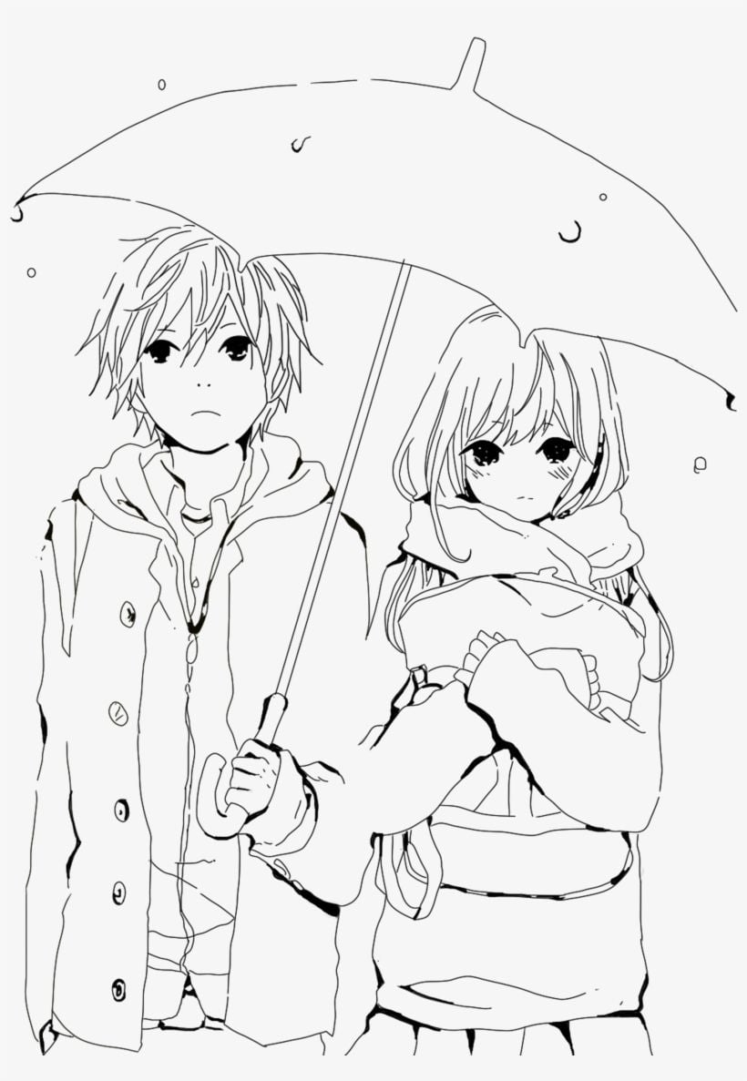 820x1190 Boy And Girl Love Drawing Couple Colouring, Phone