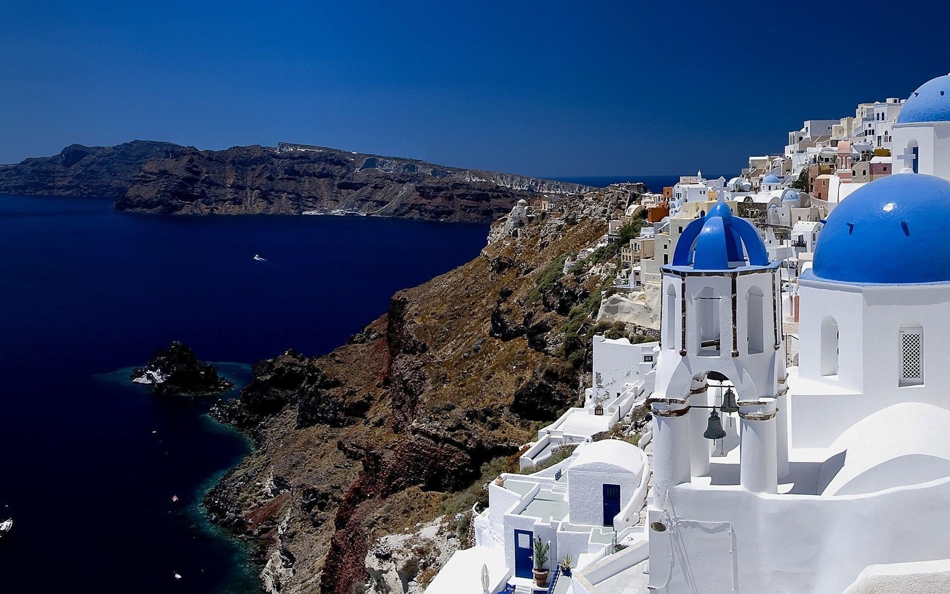 1920x1200 Santorini HD Wallpaper. TanukinoSippo, Desktop