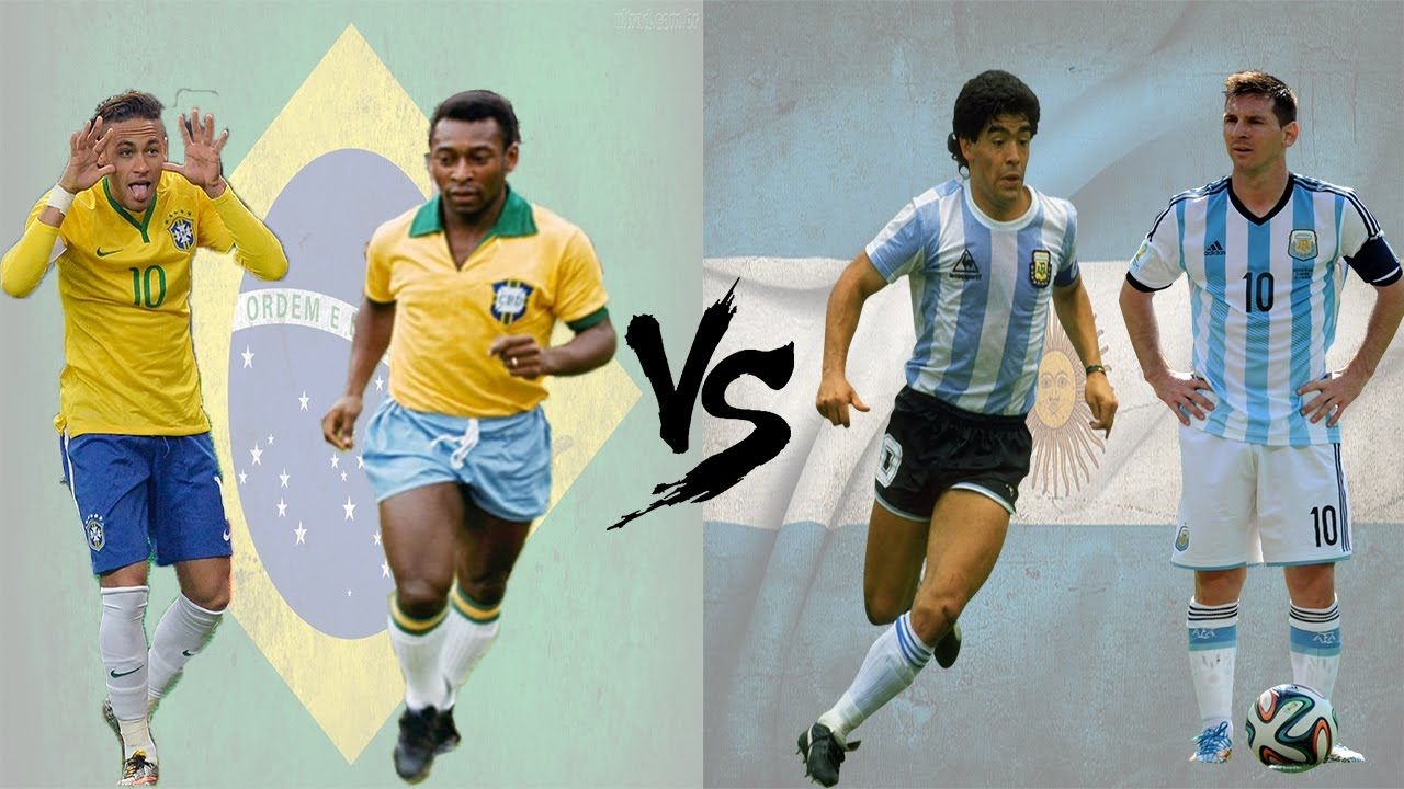 1280x720 Lionel Messi Vs Pele Vs Maradona, Desktop