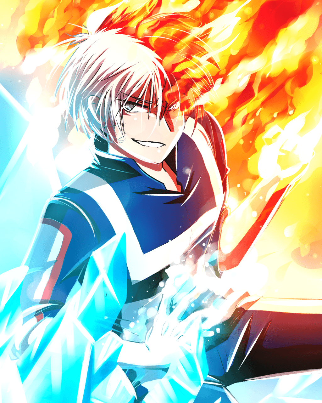 1030x1280 Shouto Todoroki, Phone