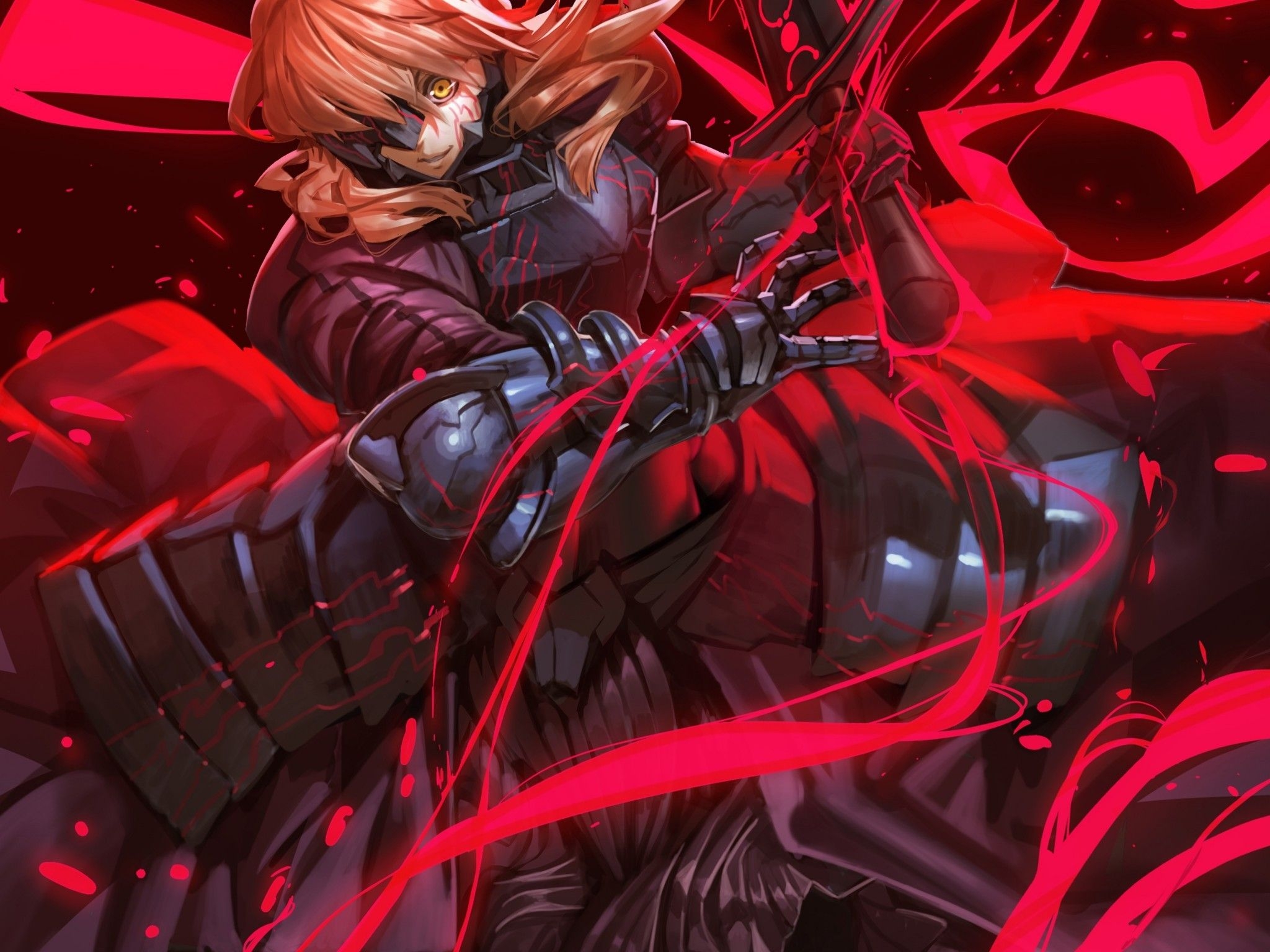 2050x1540 Download  Saber Alter, Fate Grand Order, Sword, Armor, Desktop