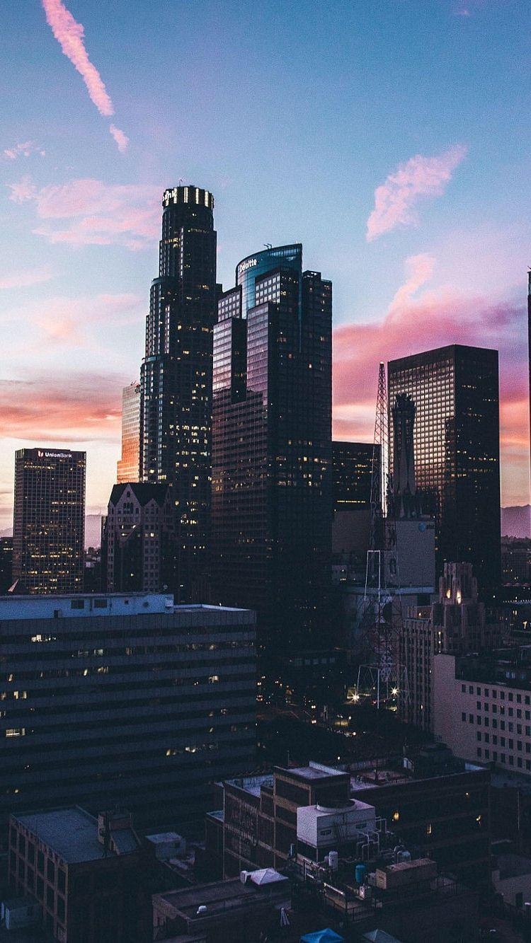 750x1340 Los Angeles City iPhone Wallpaper Free Los Angeles City iPhone Background, Phone