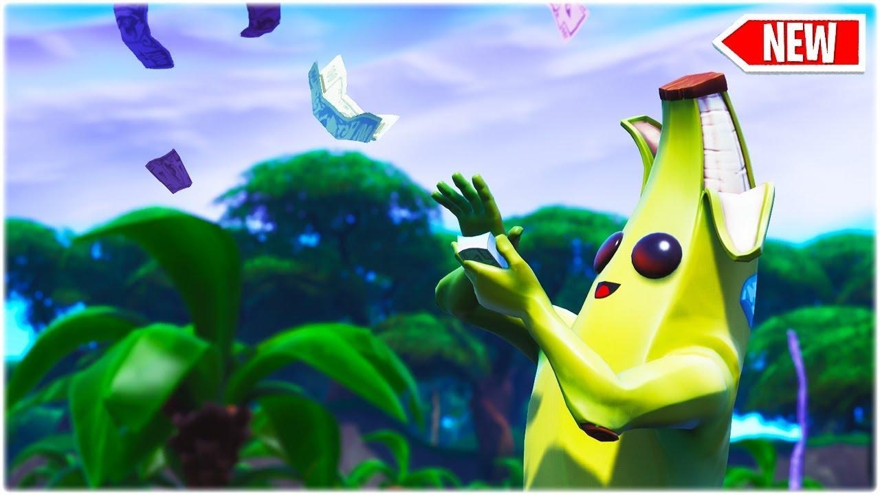 1280x720 NEW* PEELING OFF BANANA SKIN PEELY IS AWESOME!!! FORTNITE SEASON, Desktop