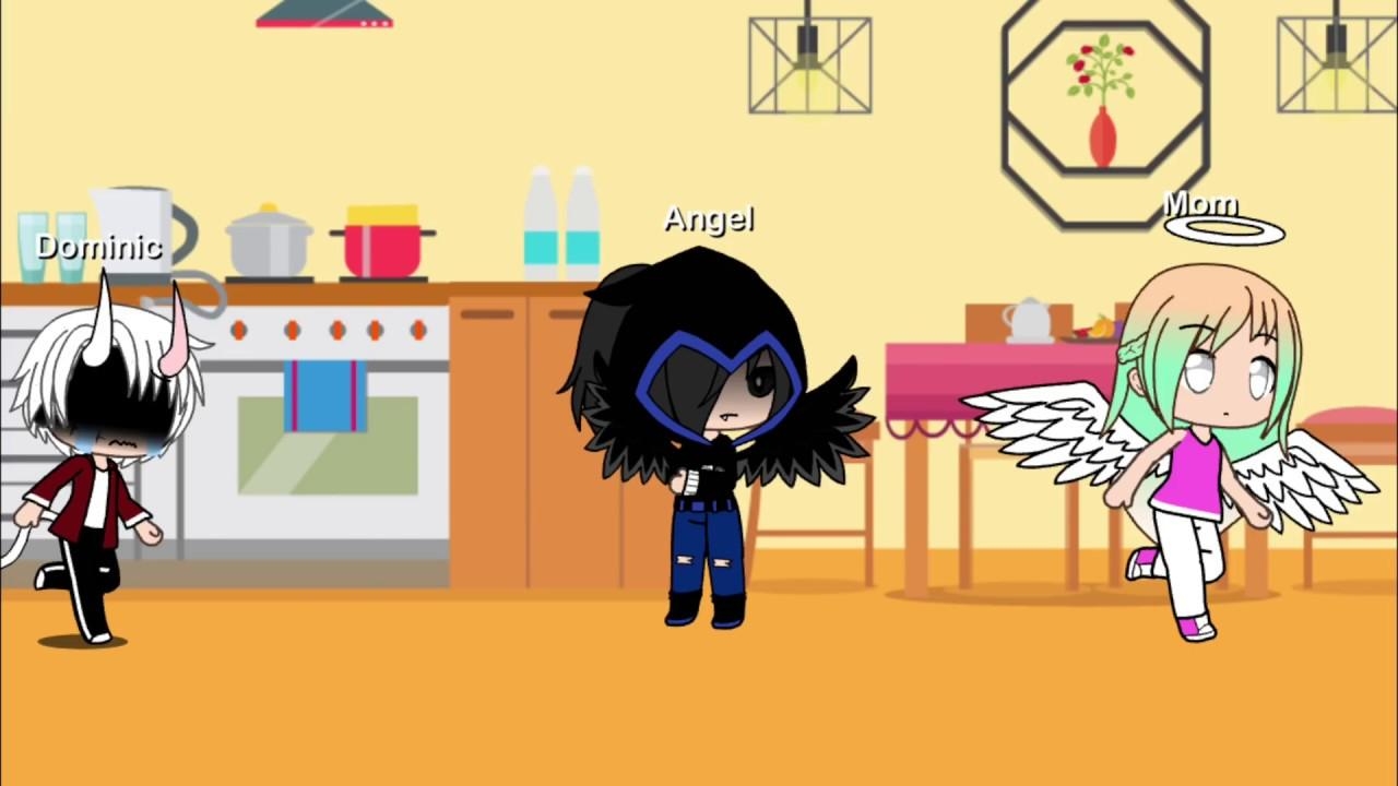 1280x720 Good devil, bad angel (Gacha life mini move), Desktop