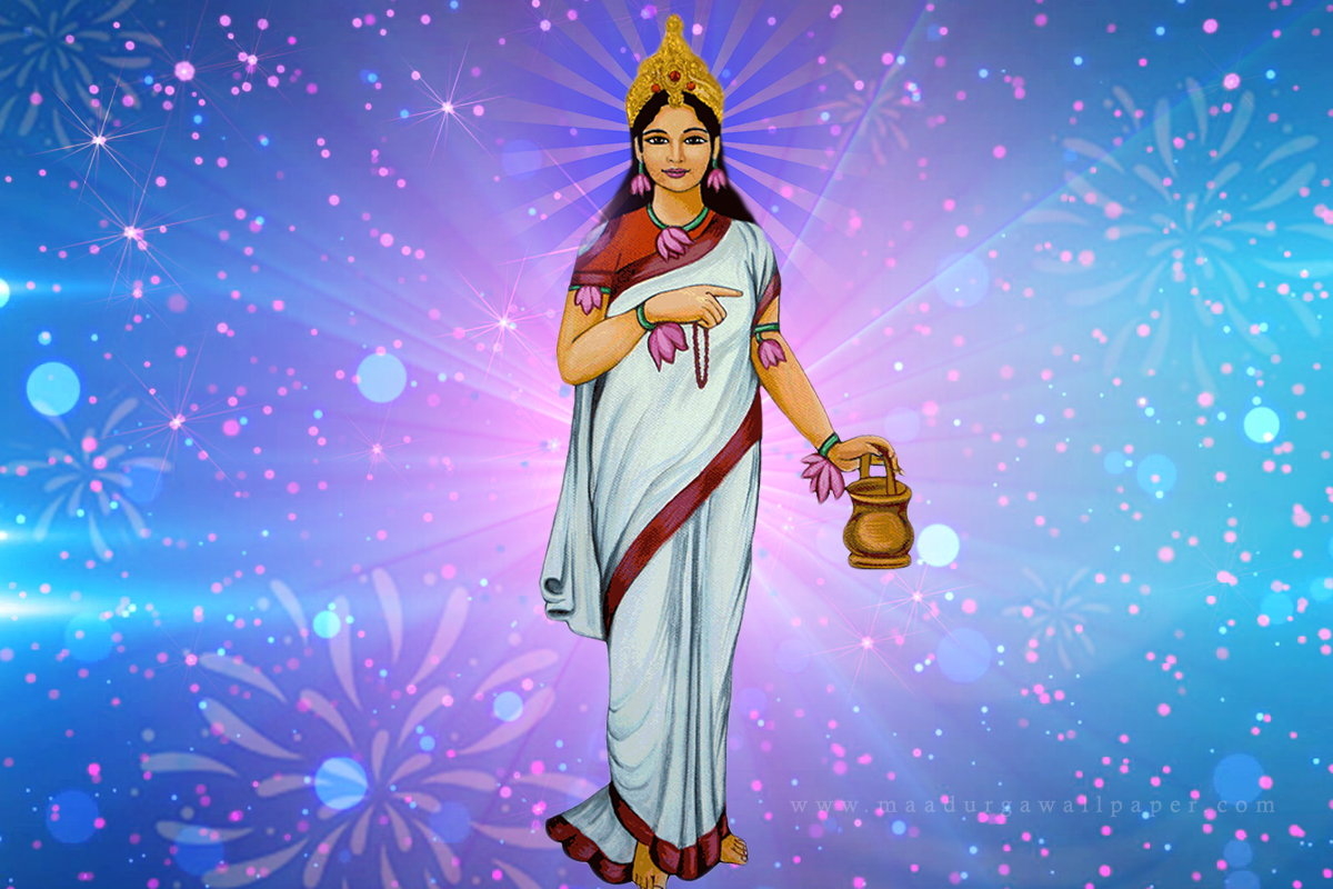 1200x800 Goddess Brahmacharini Photo, Desktop