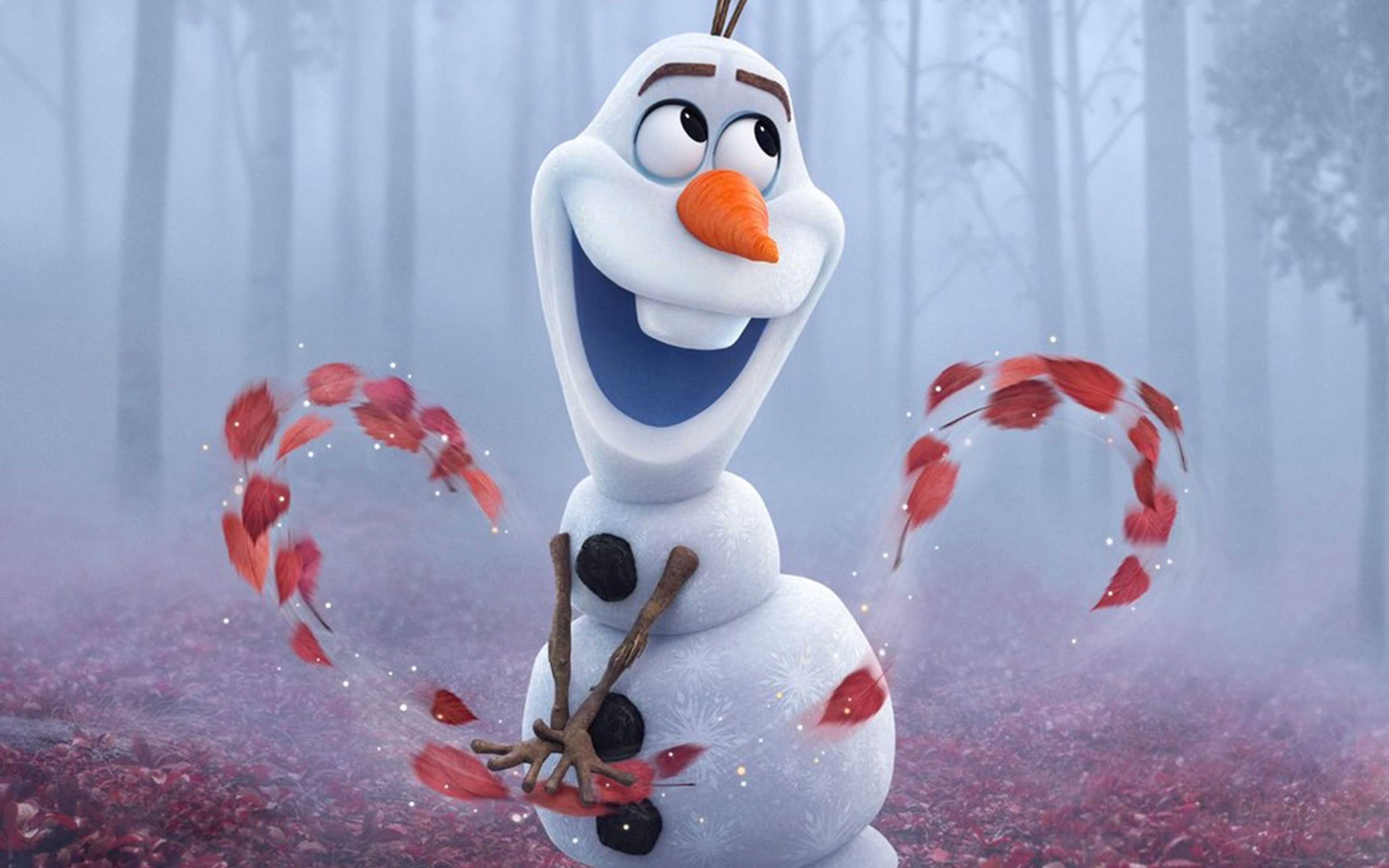 3840x2400 wallpaper for desktop, laptop. frozen olaf cute disney film art, Desktop