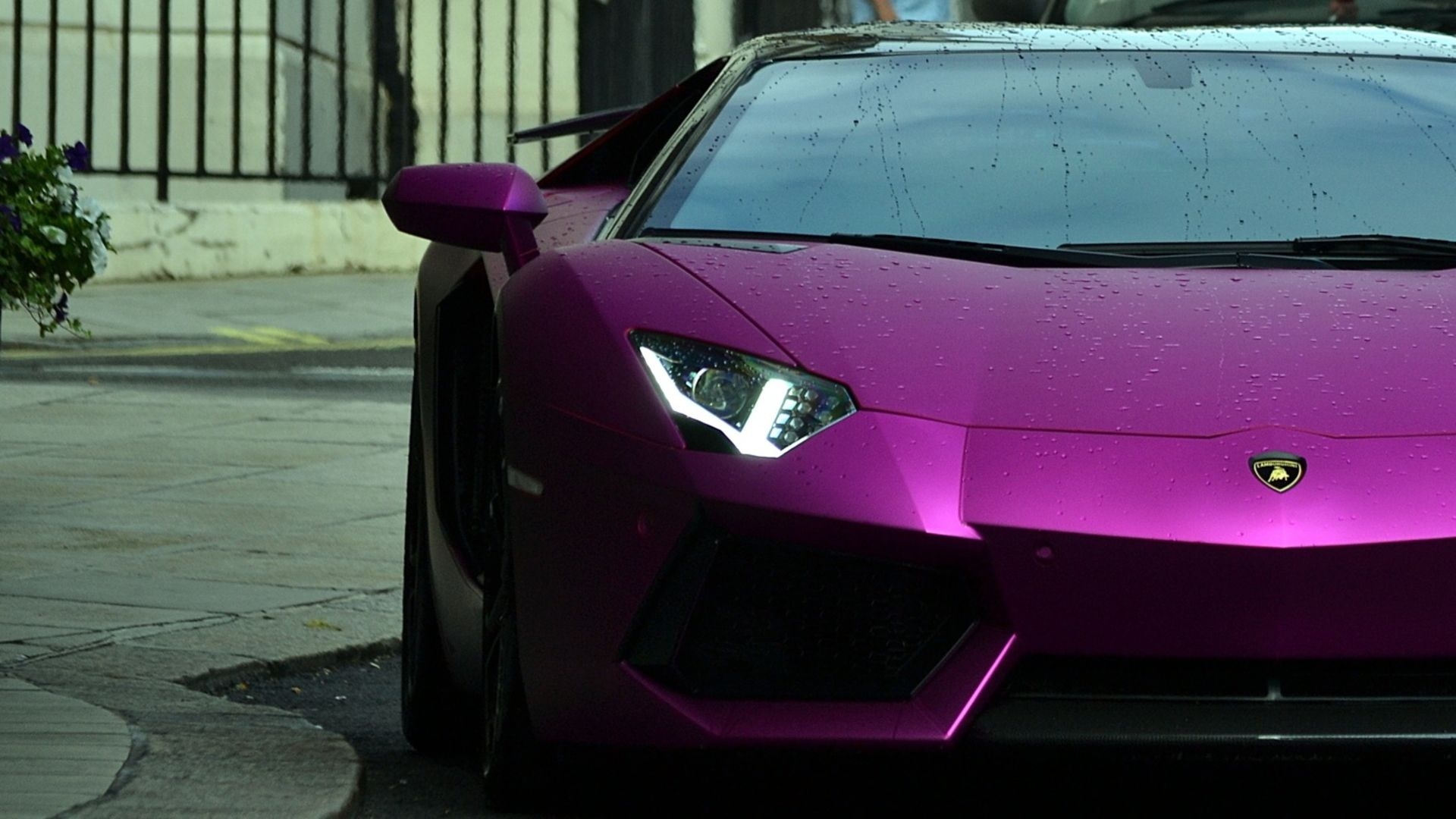 1920x1080 Purple Lamborghini Wallpaper, Desktop