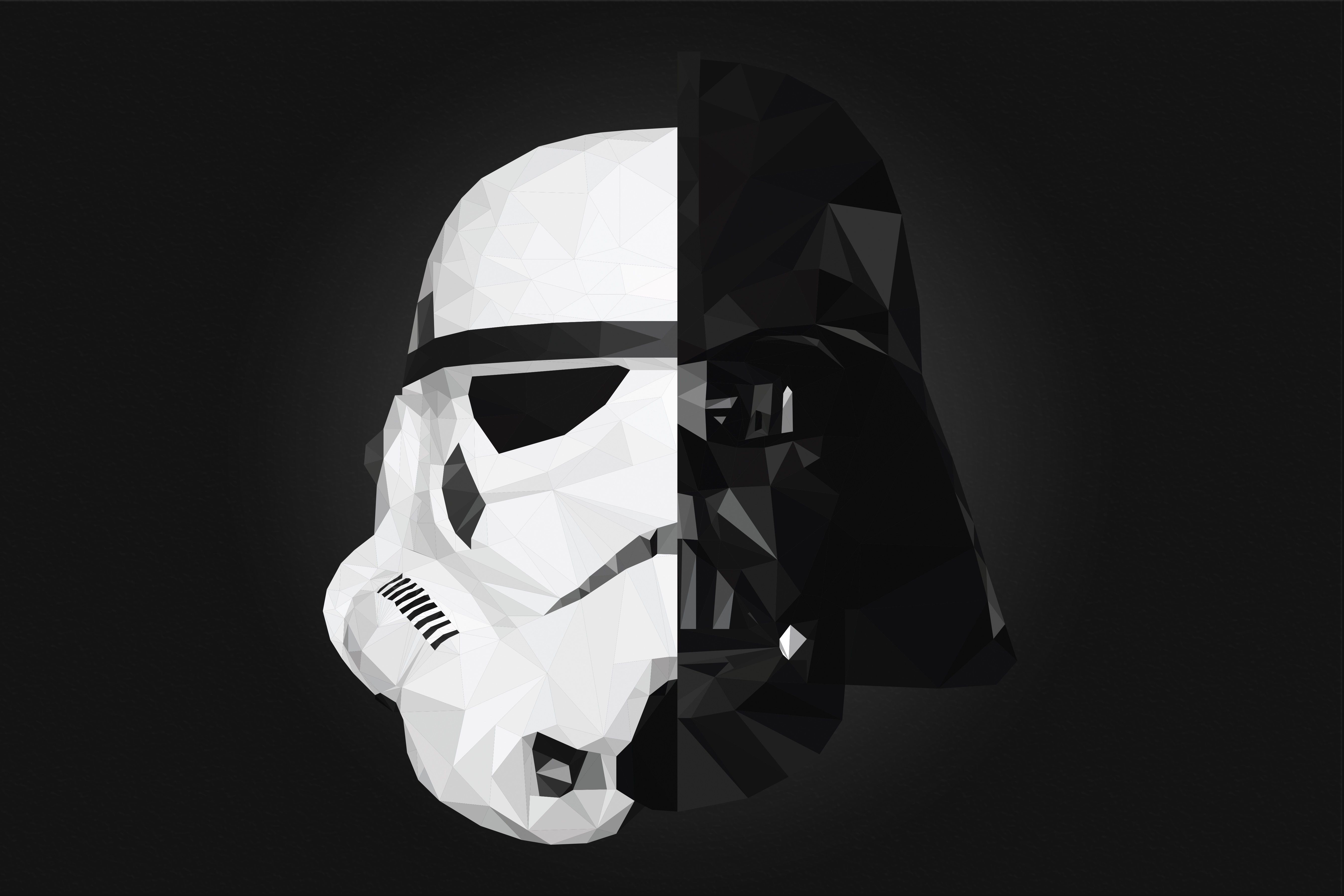 5400x3600 Star Wars, Darth Vader, Low Poly, Splitting Wallpaper Wallpaper Star Wars Bilde Wallpaper & Background Download, Desktop