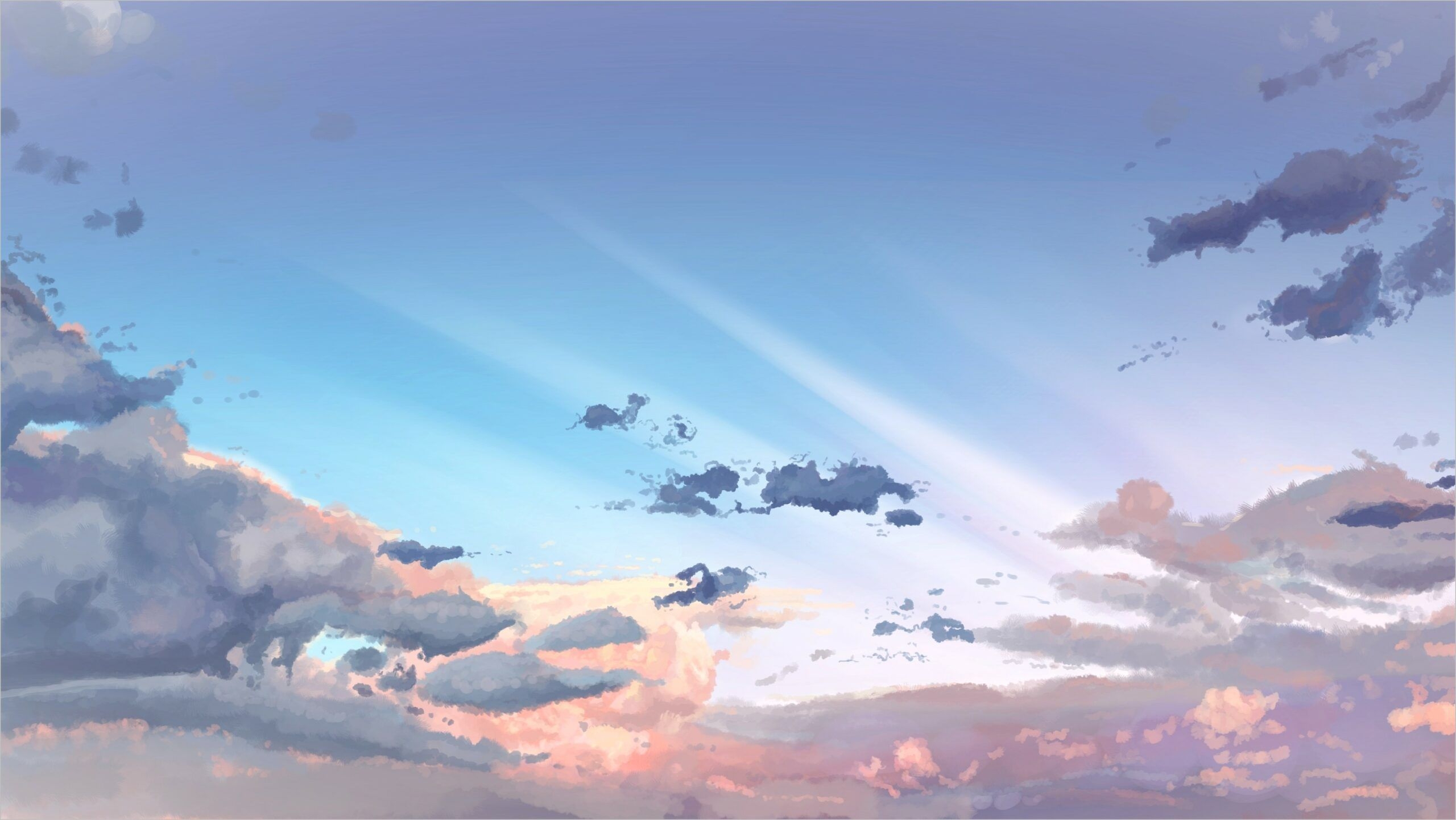 2560x1450 Anime Wallpaper 4k Sky. Sky anime, Night sky wallpaper, Anime wallpaper, Desktop