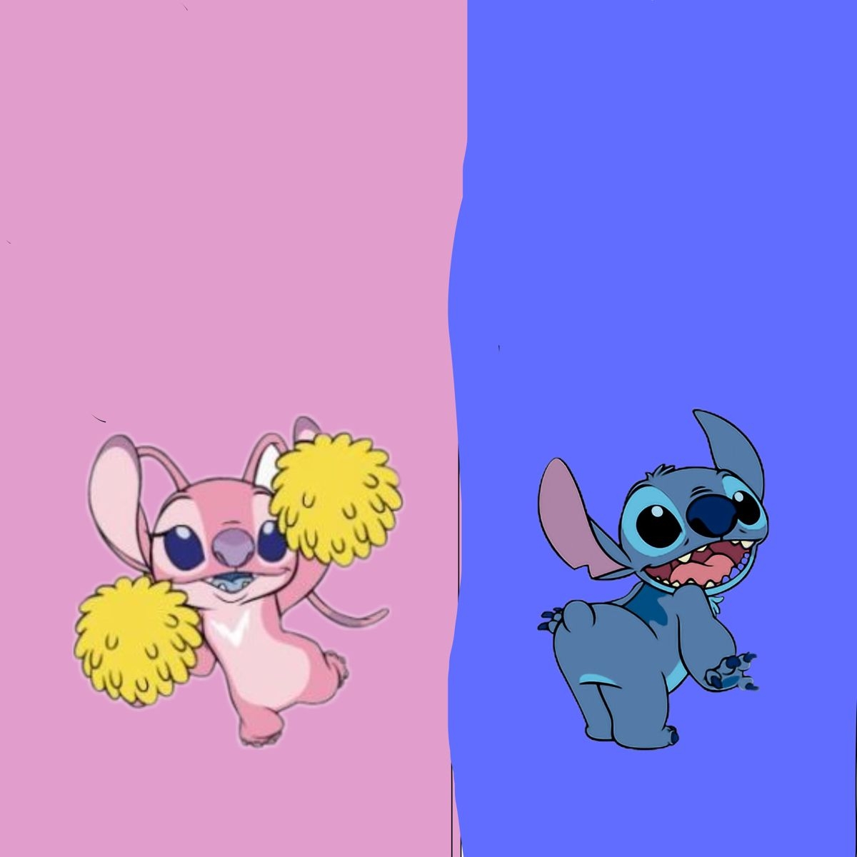 1200x1200 Angel and stitch. Wallpaper bonitos, Arlequina desenho, para android, Phone