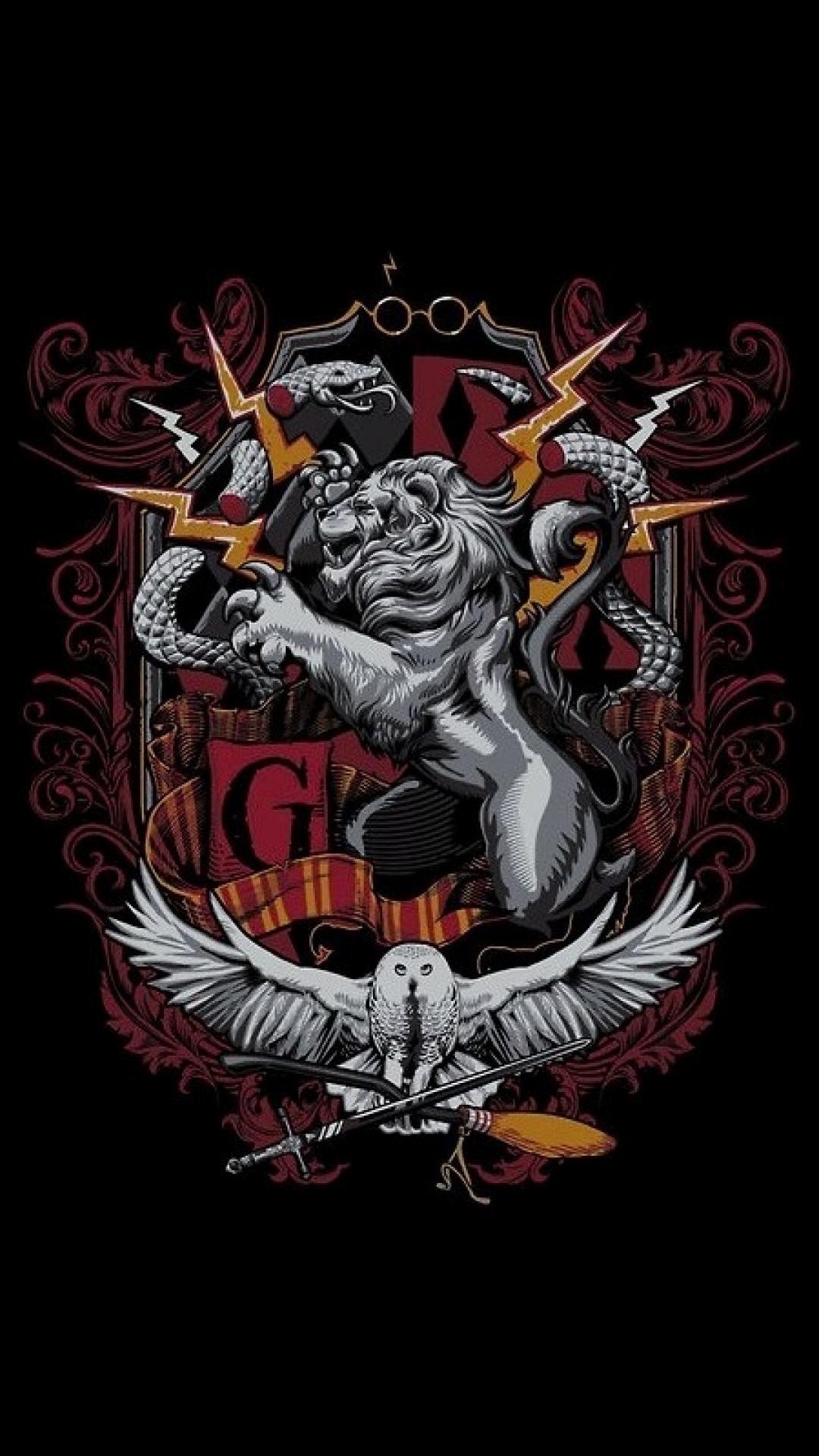 1080x1920 Gryffindor Wallpaper, Phone