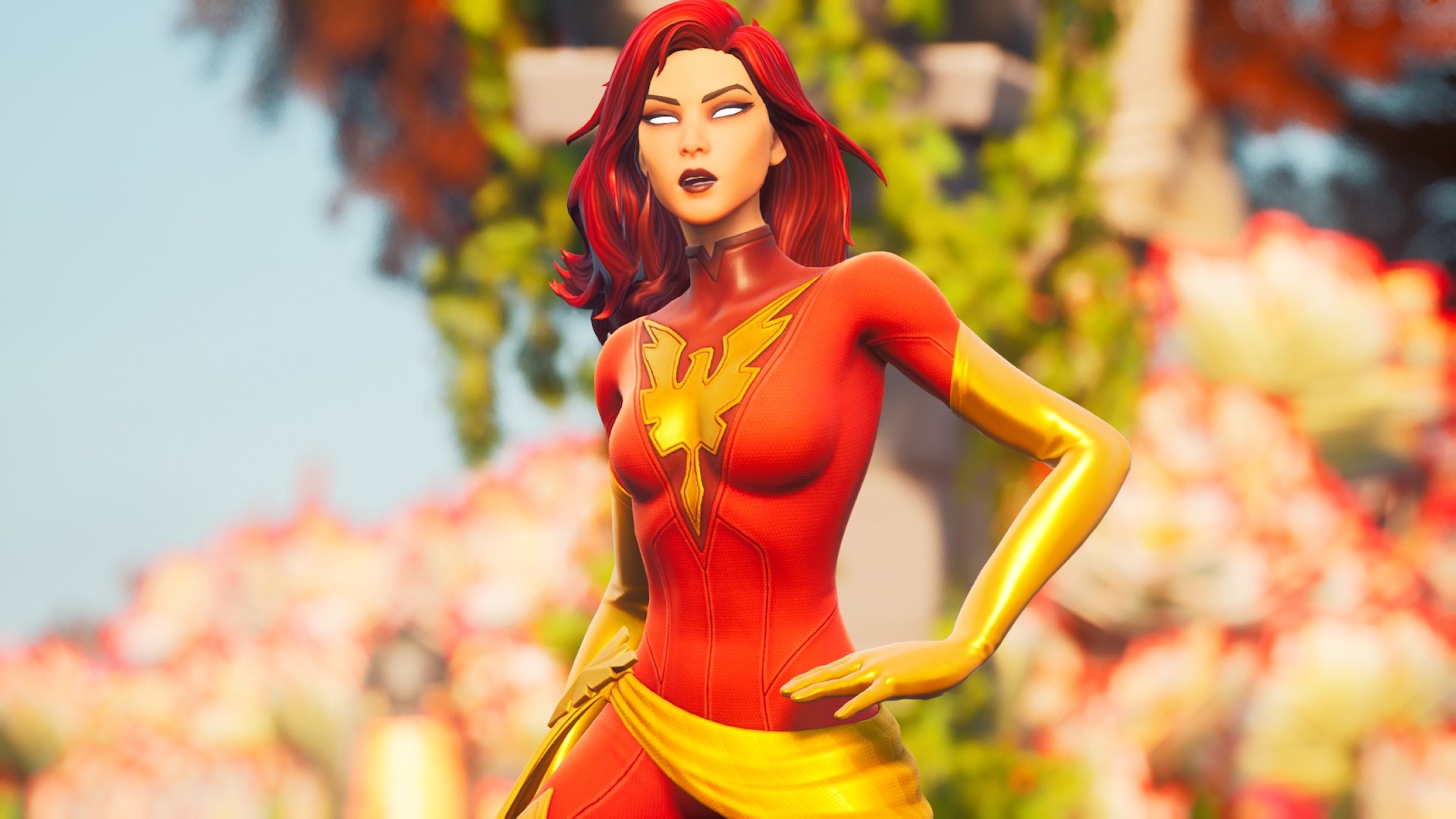 1920x1080 Dark Phoenix Fortnite wallpaper, Desktop