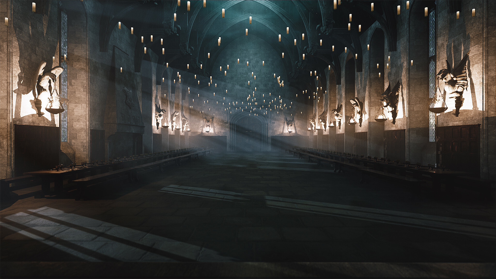 1920x1080 Harry Potter Great Hall, Desktop