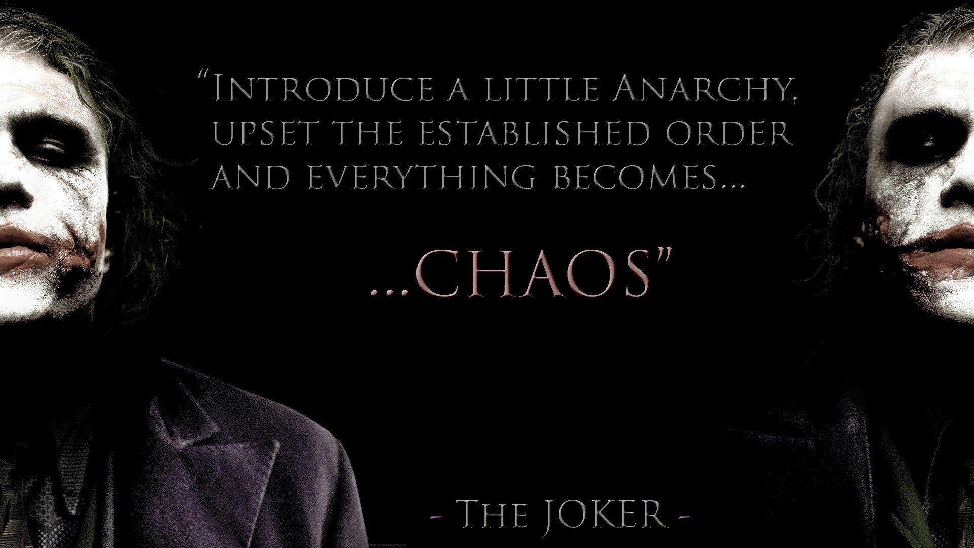 1920x1080 Joker Quotes Dark Knight 890562, Desktop