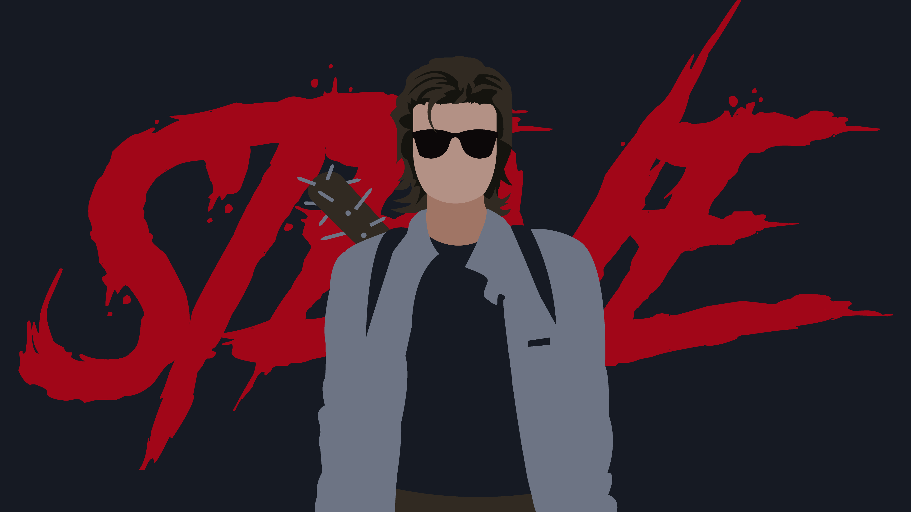 3840x2160 Minimalist Steve Wallpaper I made, Desktop