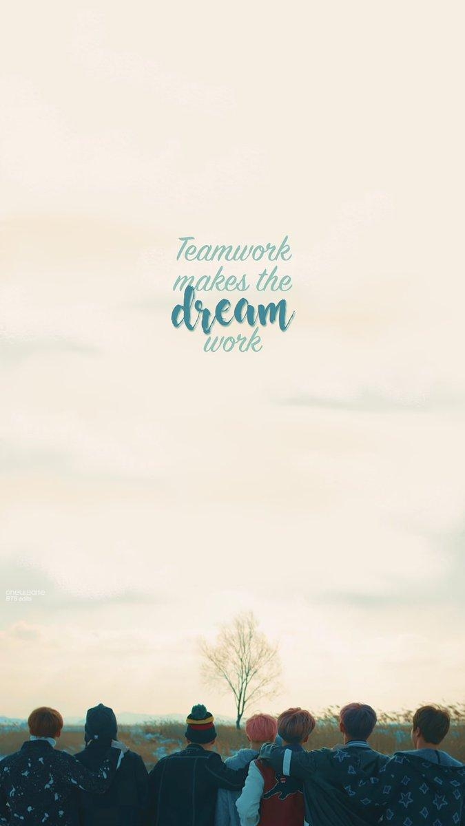 680x1200 ONEULBAME wallpaper #BTS Teamwork makes the dream, Phone