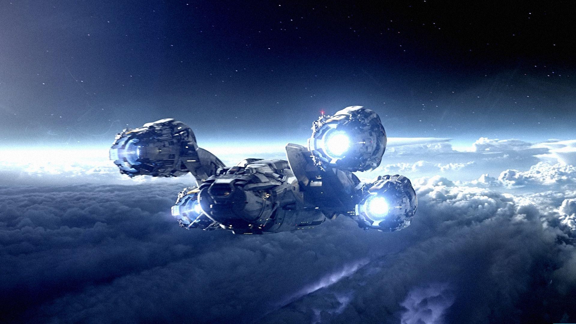 1920x1080 Prometheus Space Ship, Desktop