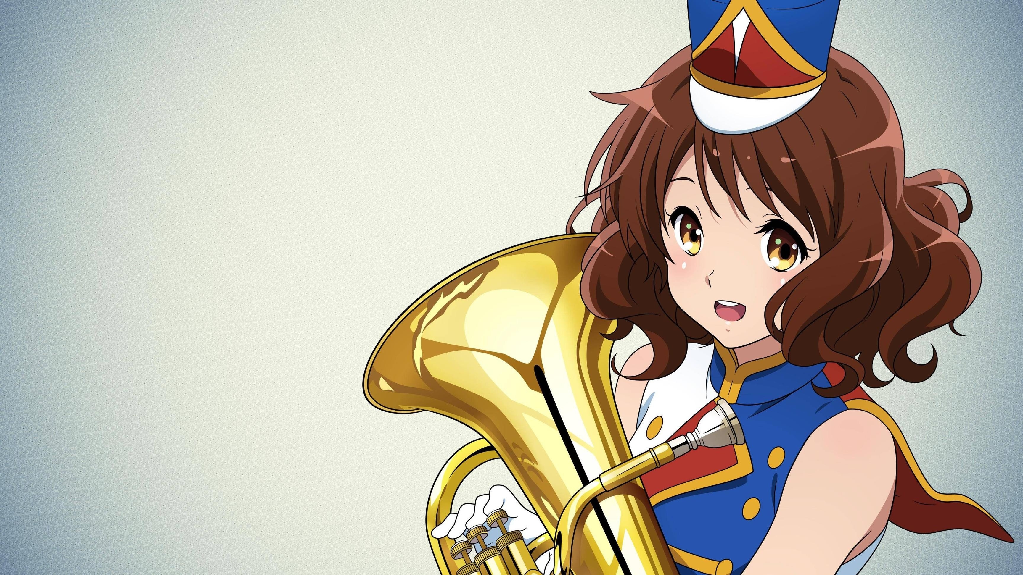 3460x1950 Hibike! Euphonium, #Oumae Kumiko, #anime girls, #musical instrument, Desktop