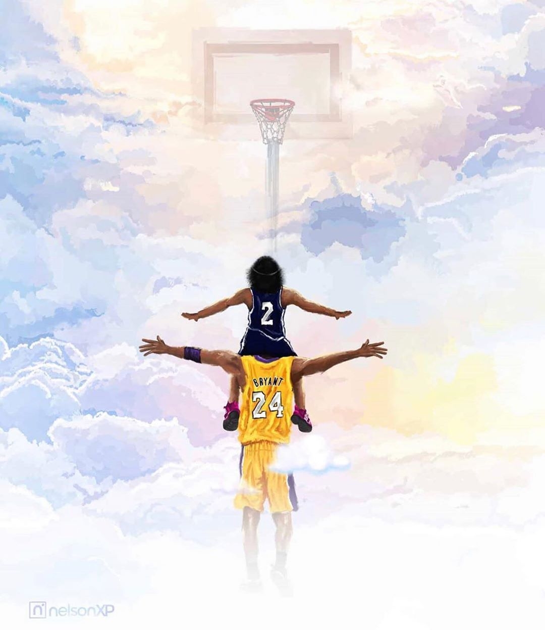 1080x1250 Kobe and Gigi Wallpaper, Phone