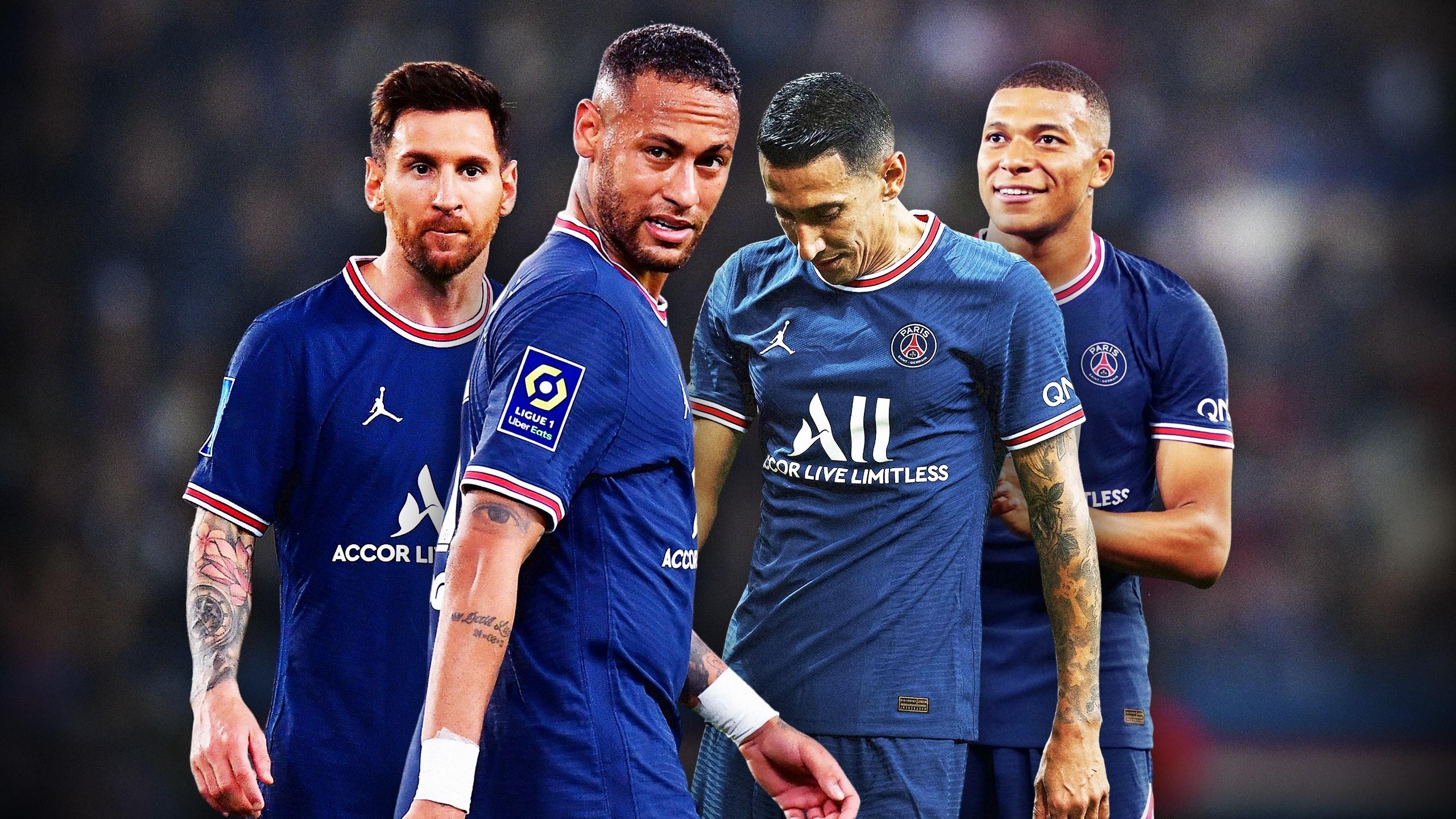 2560x1440 PSG Messi, Neymar, Di Maria, Mbappé: how to judge the start of the Fantastic 4 season, Desktop