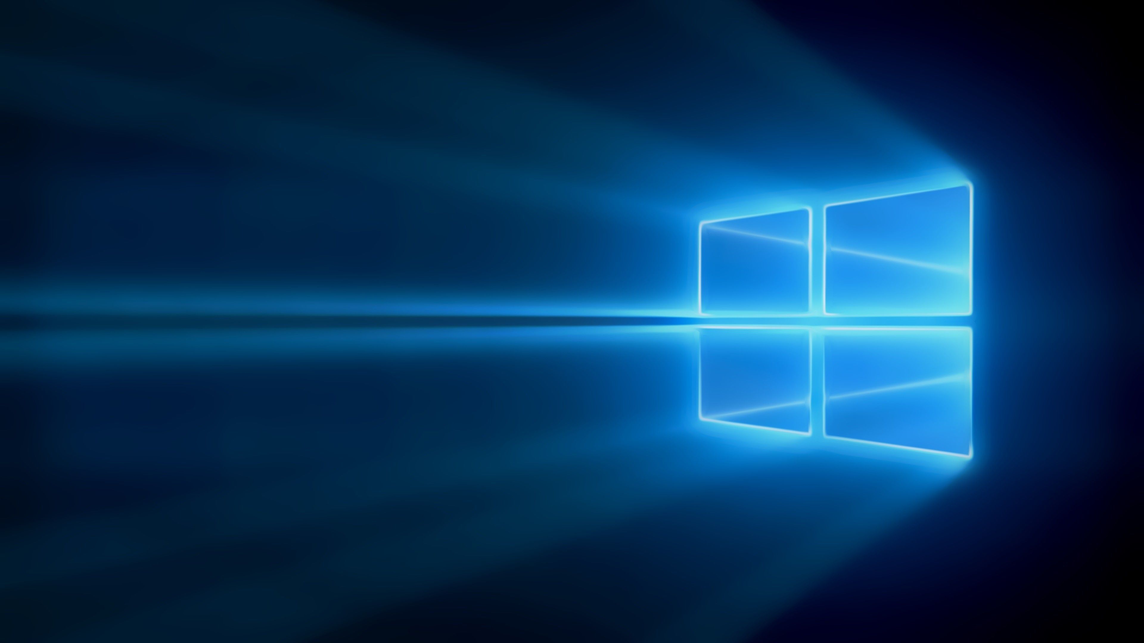 3840x2160 Dark Windows 10 Wallpaper 4K, Desktop