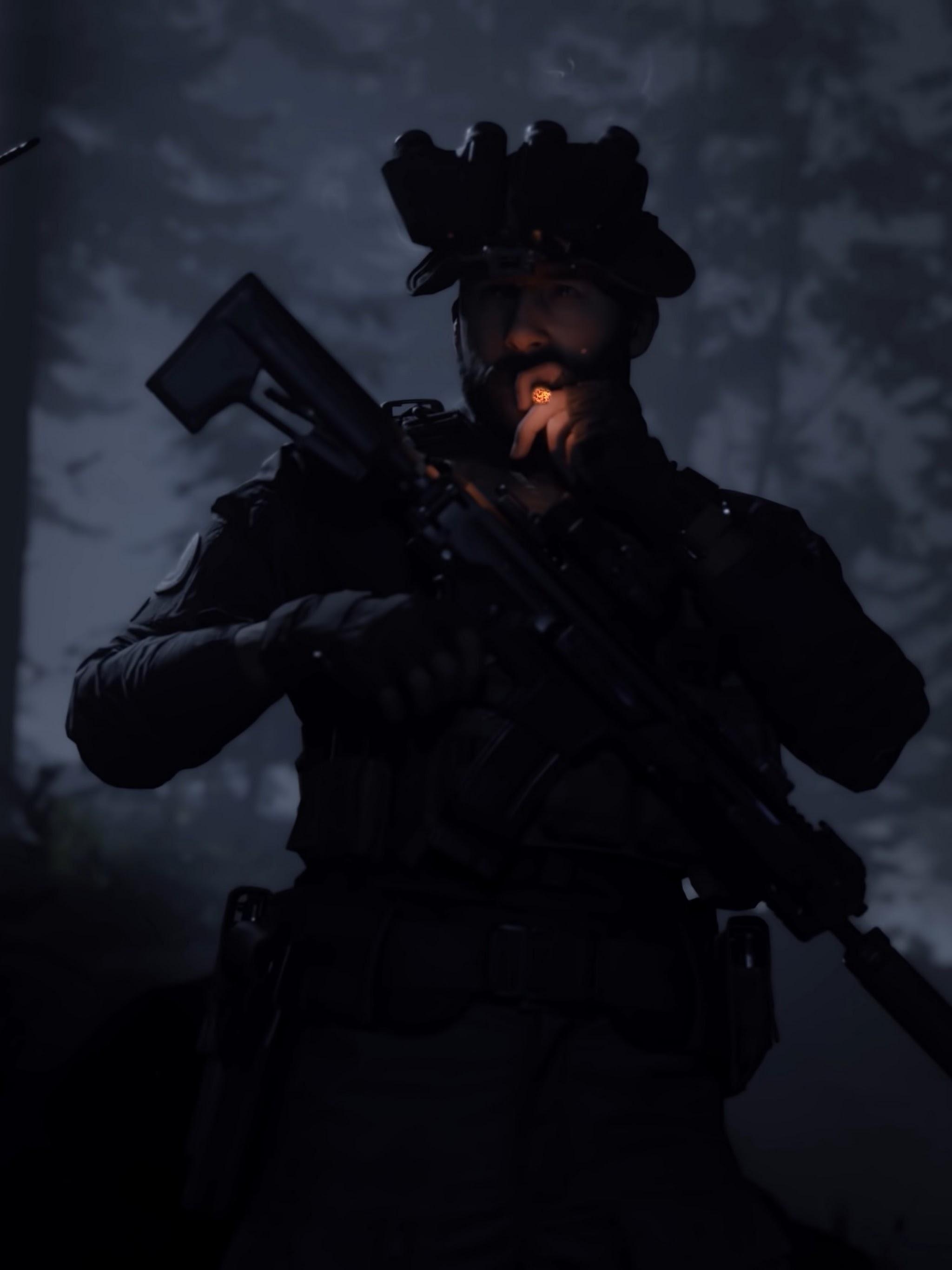 2050x2740 Call of Duty: Modern Warfare Captain Price Smoking 4K Wallpaper, Phone