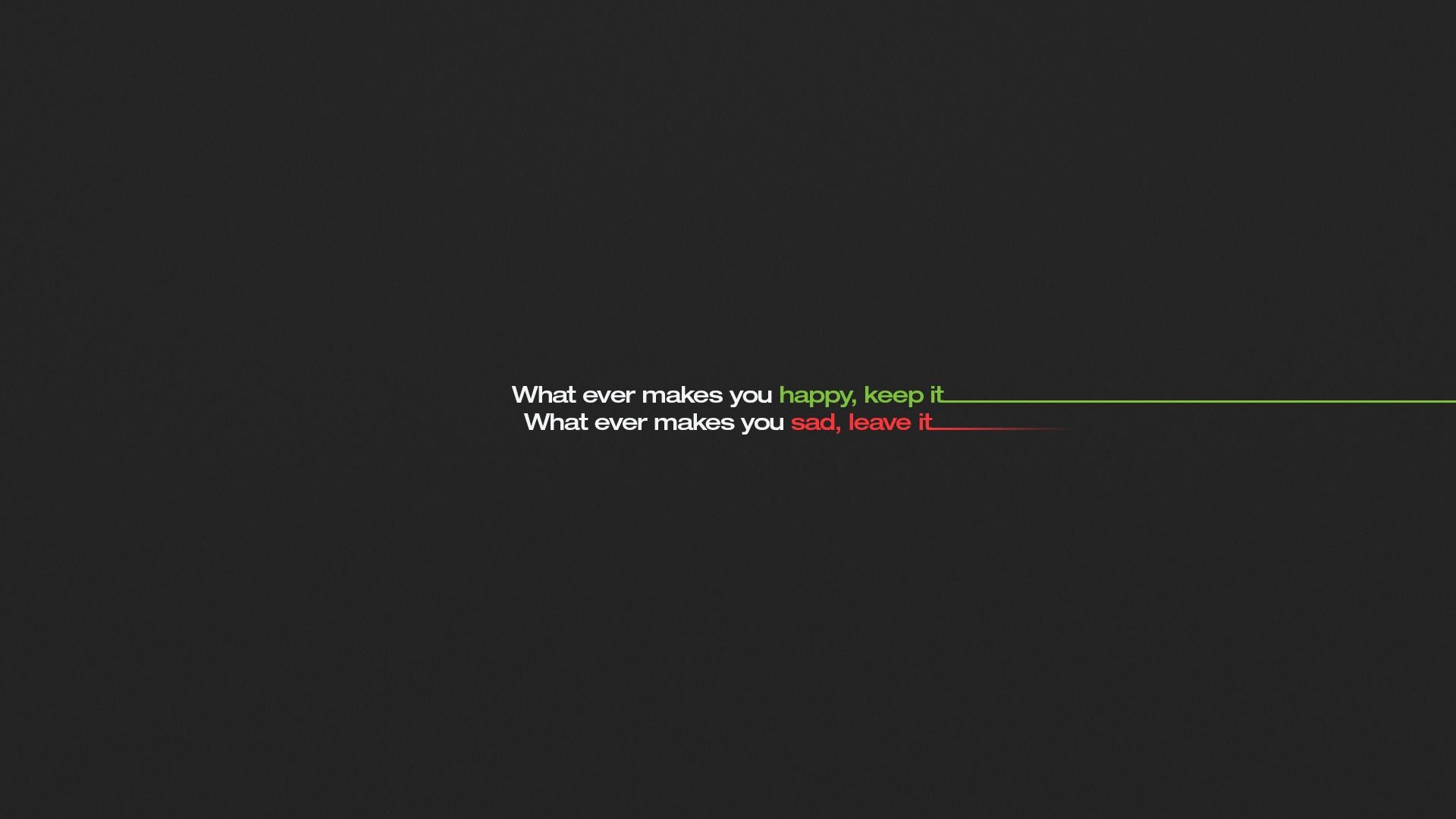 1920x1080 happy, Quote, Sadness, Upset, Sad, Minimalism, Text, Green, Desktop