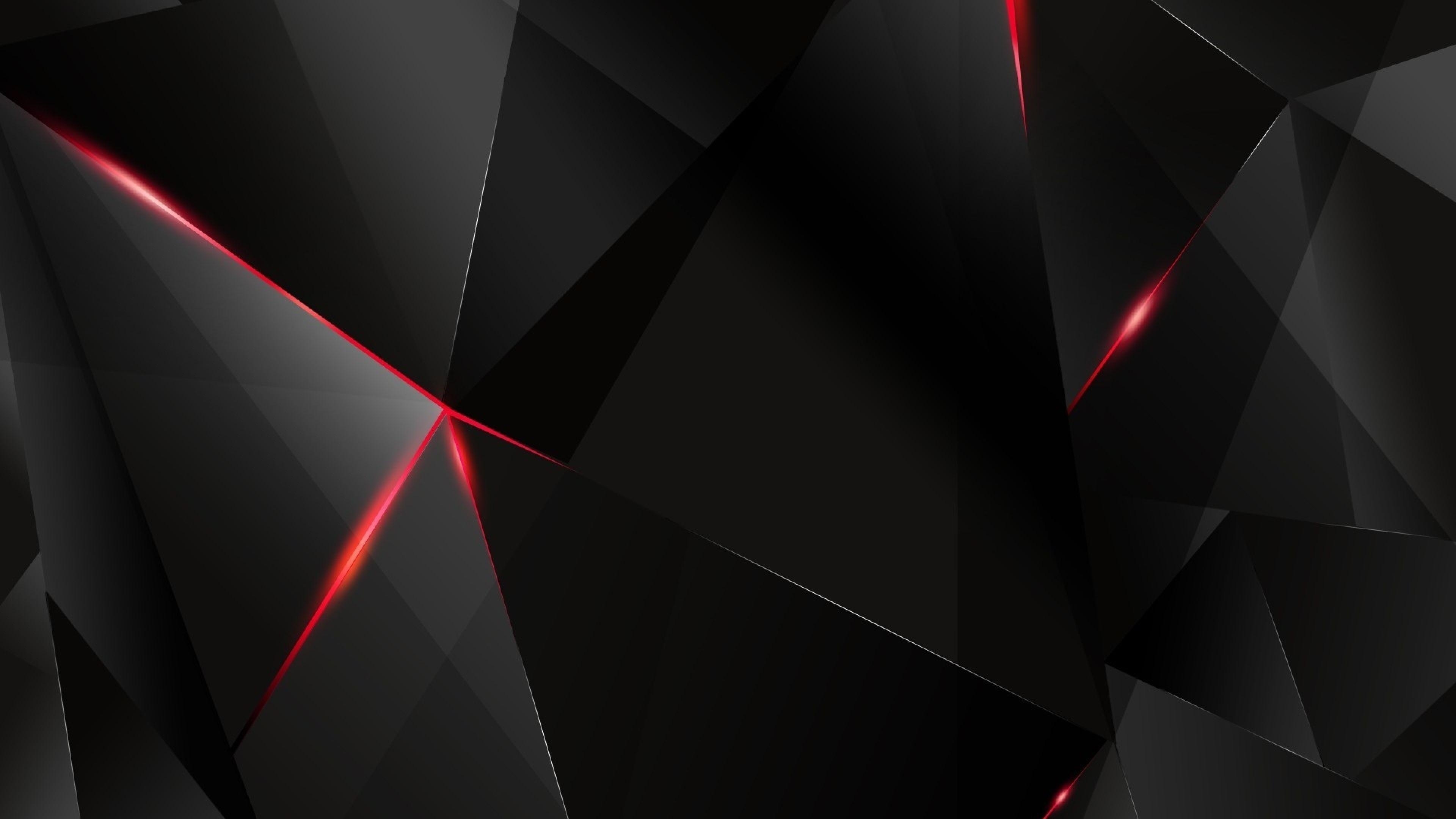 3840x2160 Download Wallpaper  Black, Light, Dark, Figures 4K Ultra. Red and black wallpaper, Dark black wallpaper, 2048x1152 wallpaper, Desktop