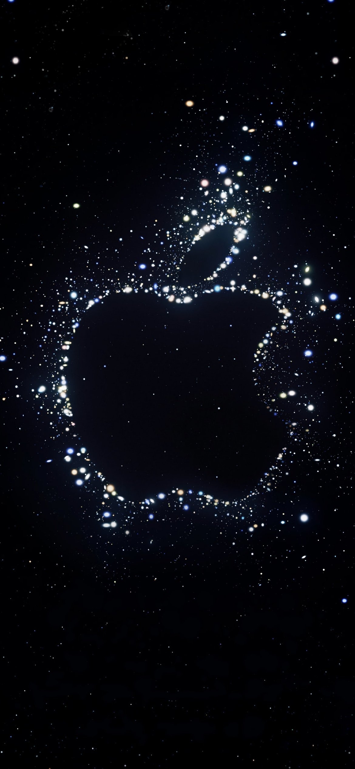 1170x2540 Apple Event 2022 Wallpaper 4K, iPhone Apple logo, Dark background, Technology, Phone