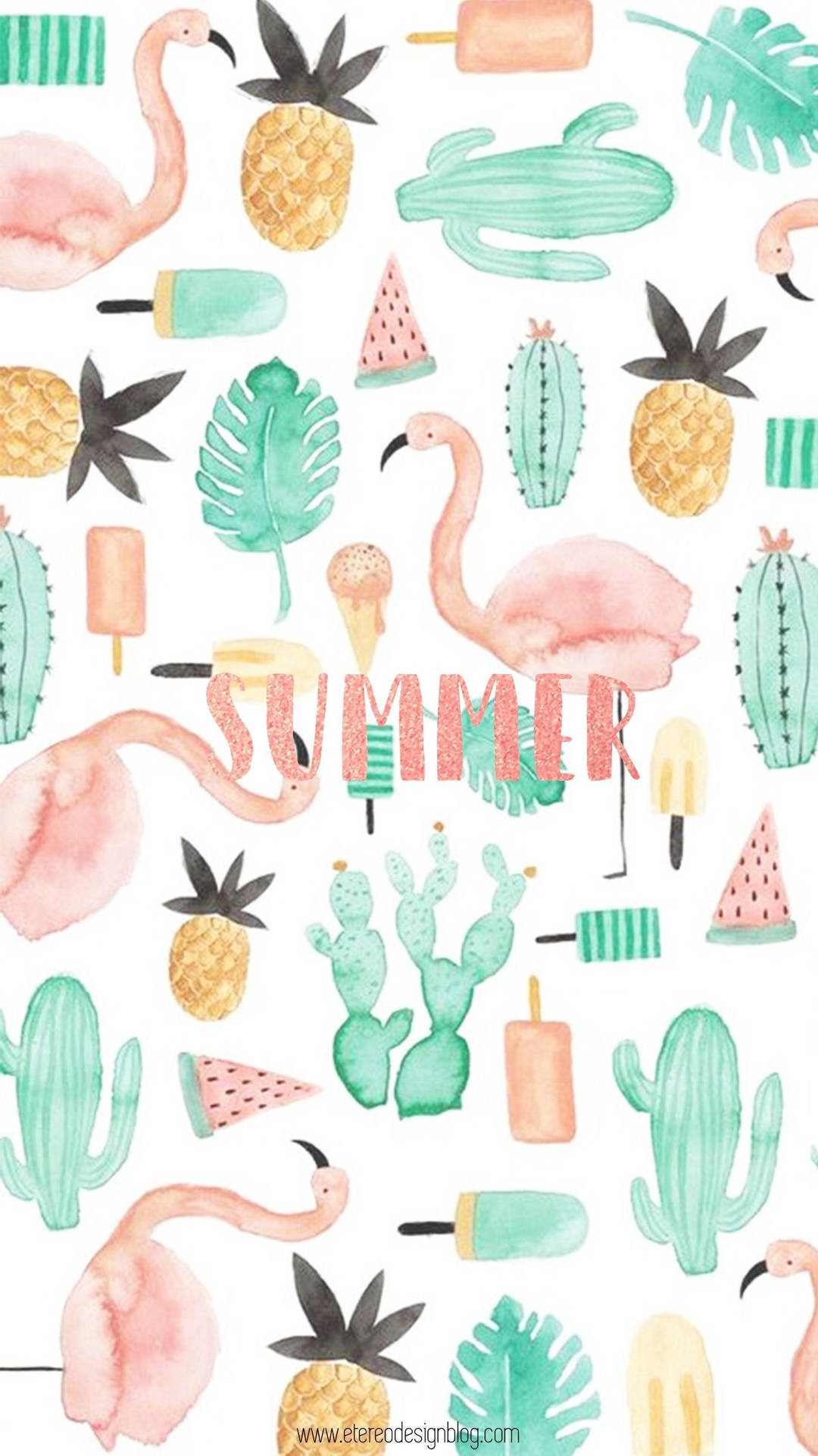 1080x1920 Download Aesthetic Cute Summer Art Wallpaper, Phone