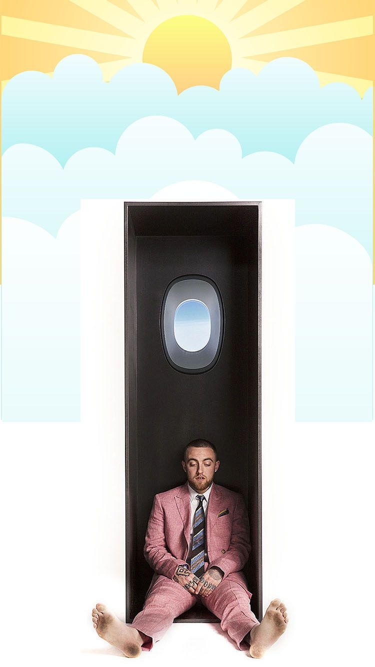 750x1340 Mac Miller iPhone Wallpaper, Phone