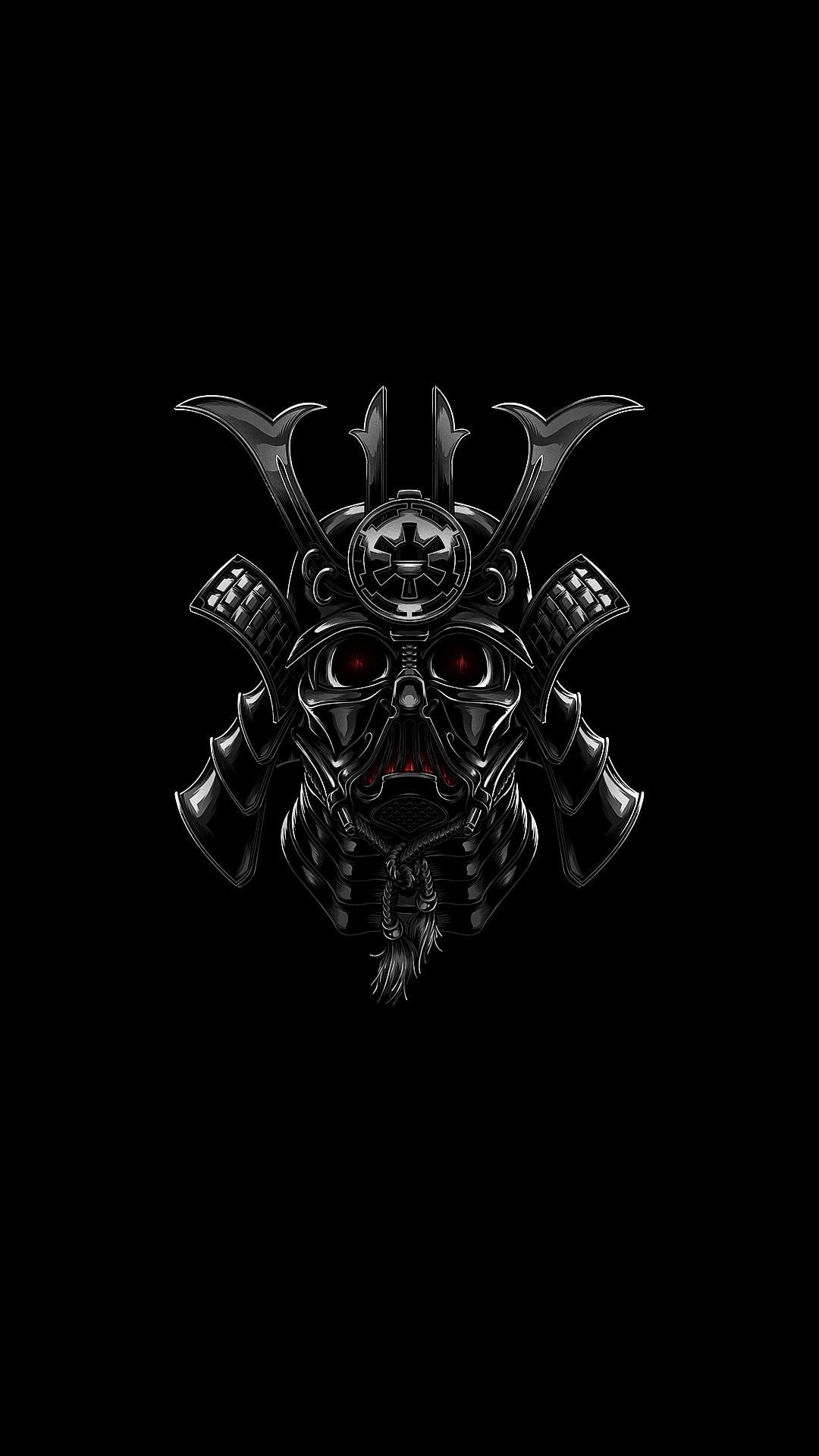 1080x1920 Samurai Vader. Samurai Wallpaper, Samurai Art, Star Wars Tattoo, Phone