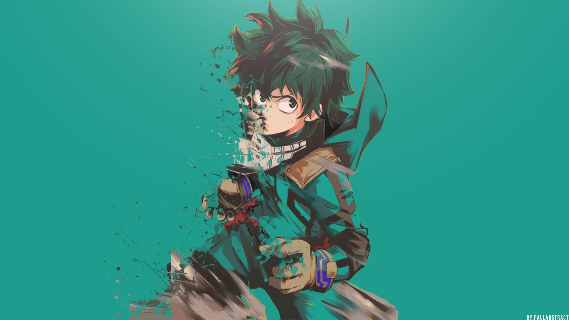 1920x1080 Izuku Midoriya illustration, Boku no Hero Academia, anime, Desktop